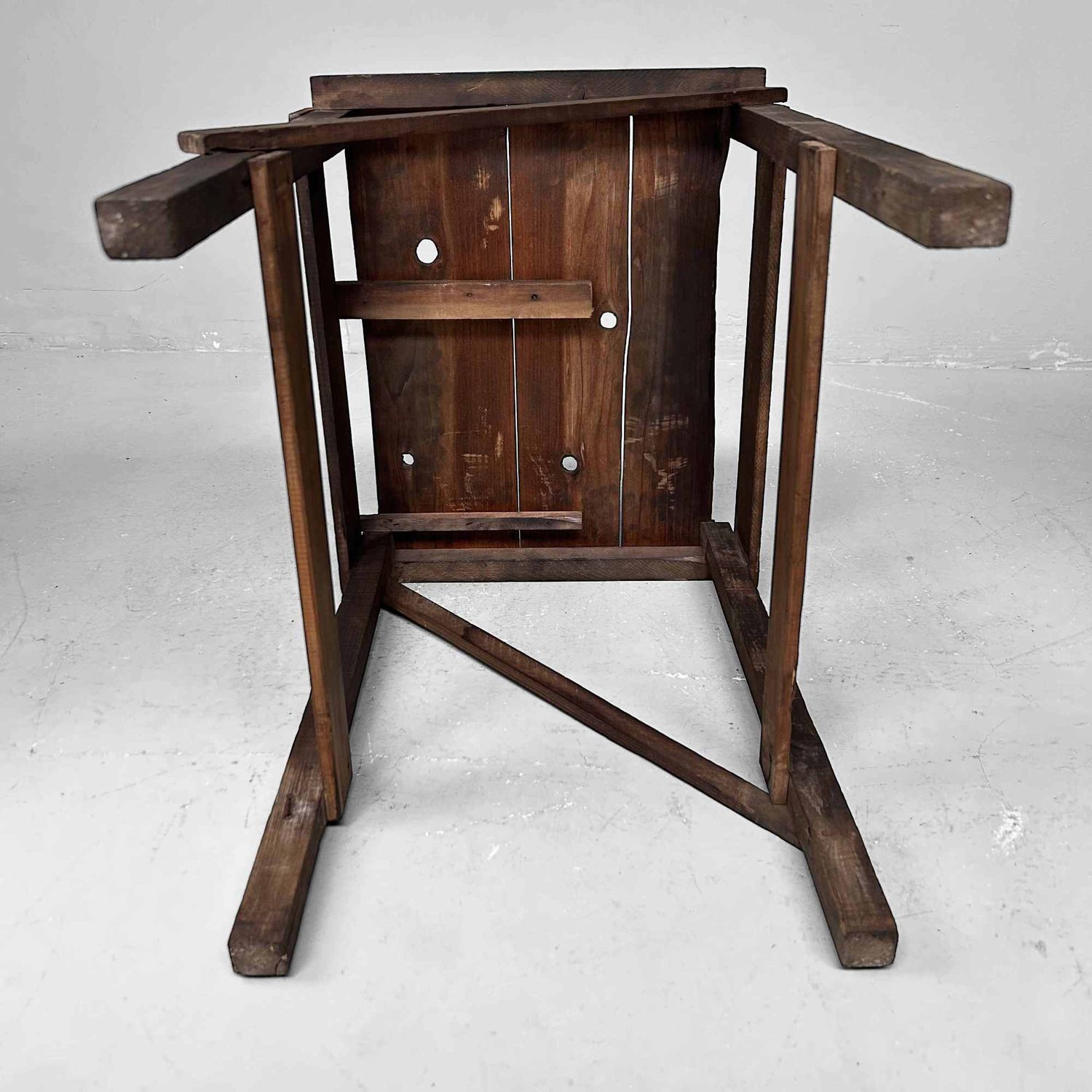 Japanese Wooden Stool, Mingei 民芸, Early Shōwa Period.