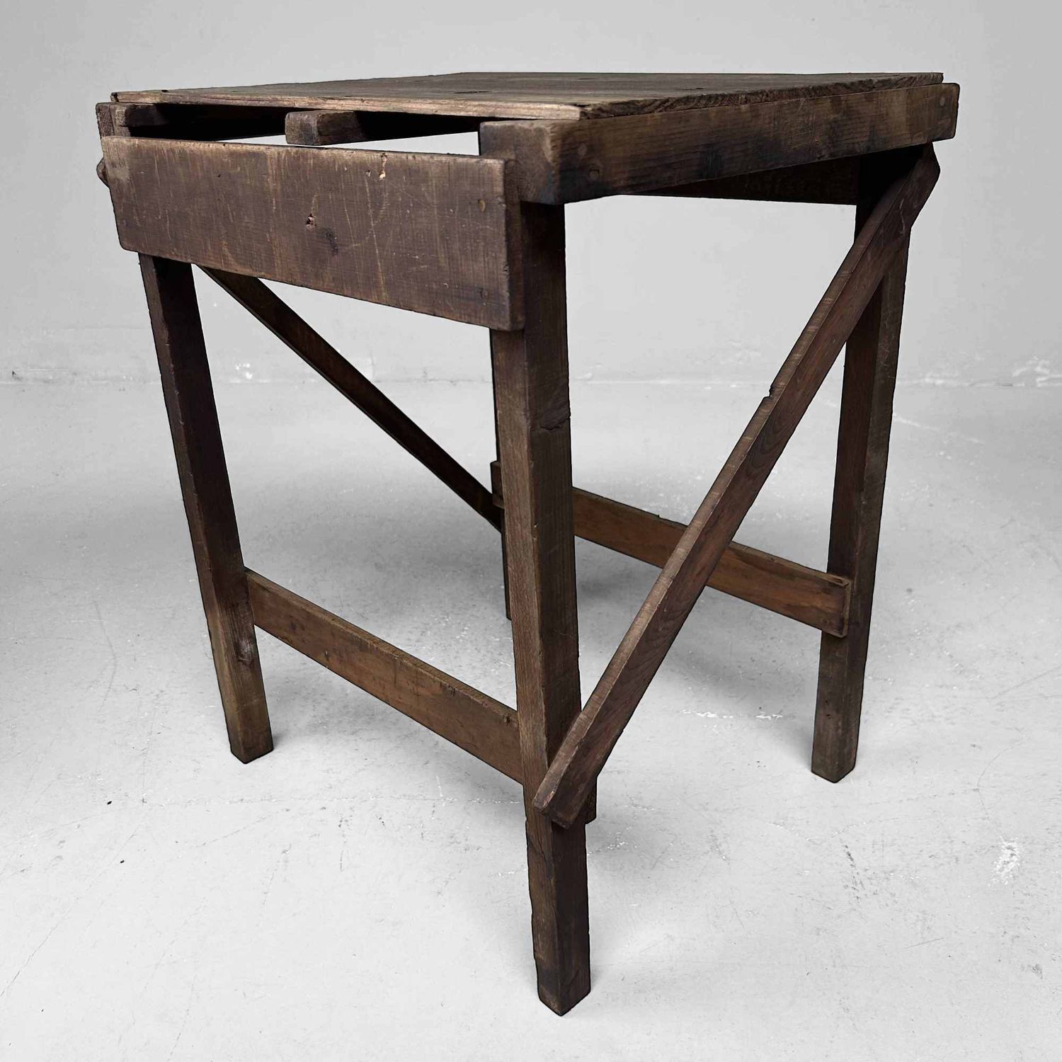 Japanese Wooden Stool, Mingei 民芸, Early Shōwa Period.