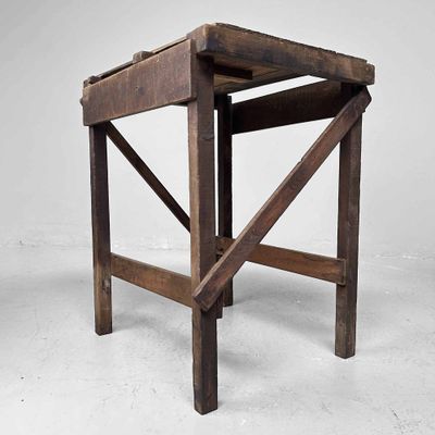 Japanese Wooden Stool, Mingei 民芸, Early Shōwa Period.