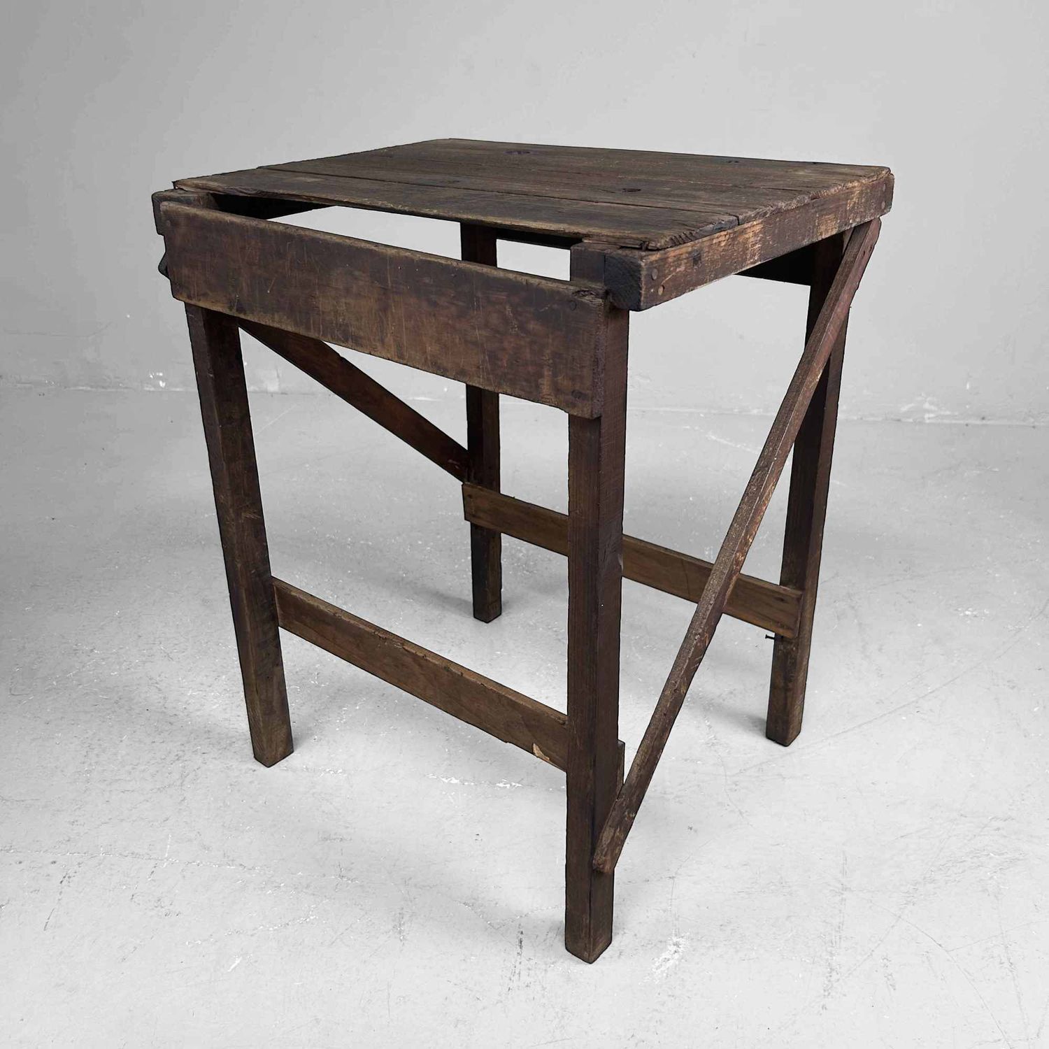 Japanese Wooden Stool, Mingei 民芸, Early Shōwa Period.