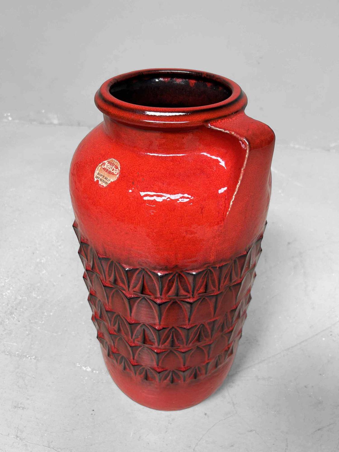 Vintage Ceramic West Germany Vase, Jasba, Germany.