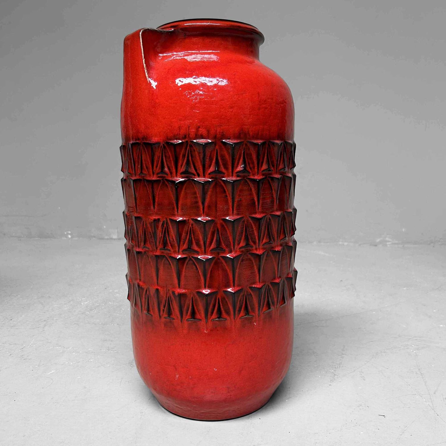 Vintage Ceramic West Germany Vase, Jasba, Germany.