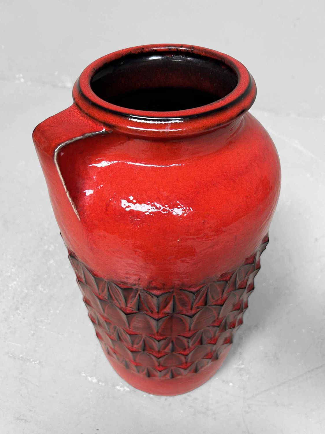 Vintage Ceramic West Germany Vase, Jasba, Germany.