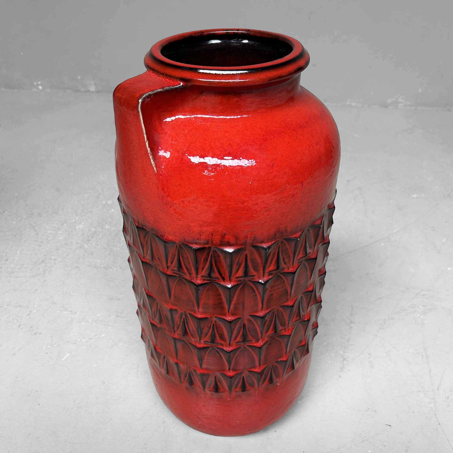 Vintage Ceramic West Germany Vase, Jasba, Germany.
