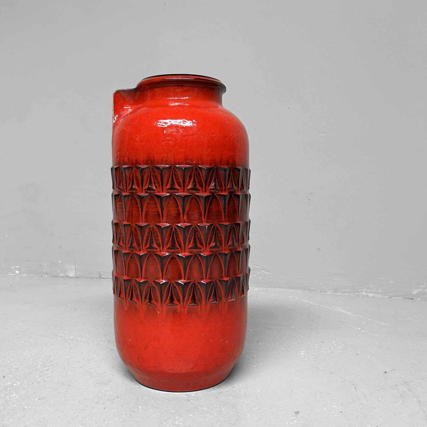 Vintage Ceramic West Germany Vase, Jasba, Germany.