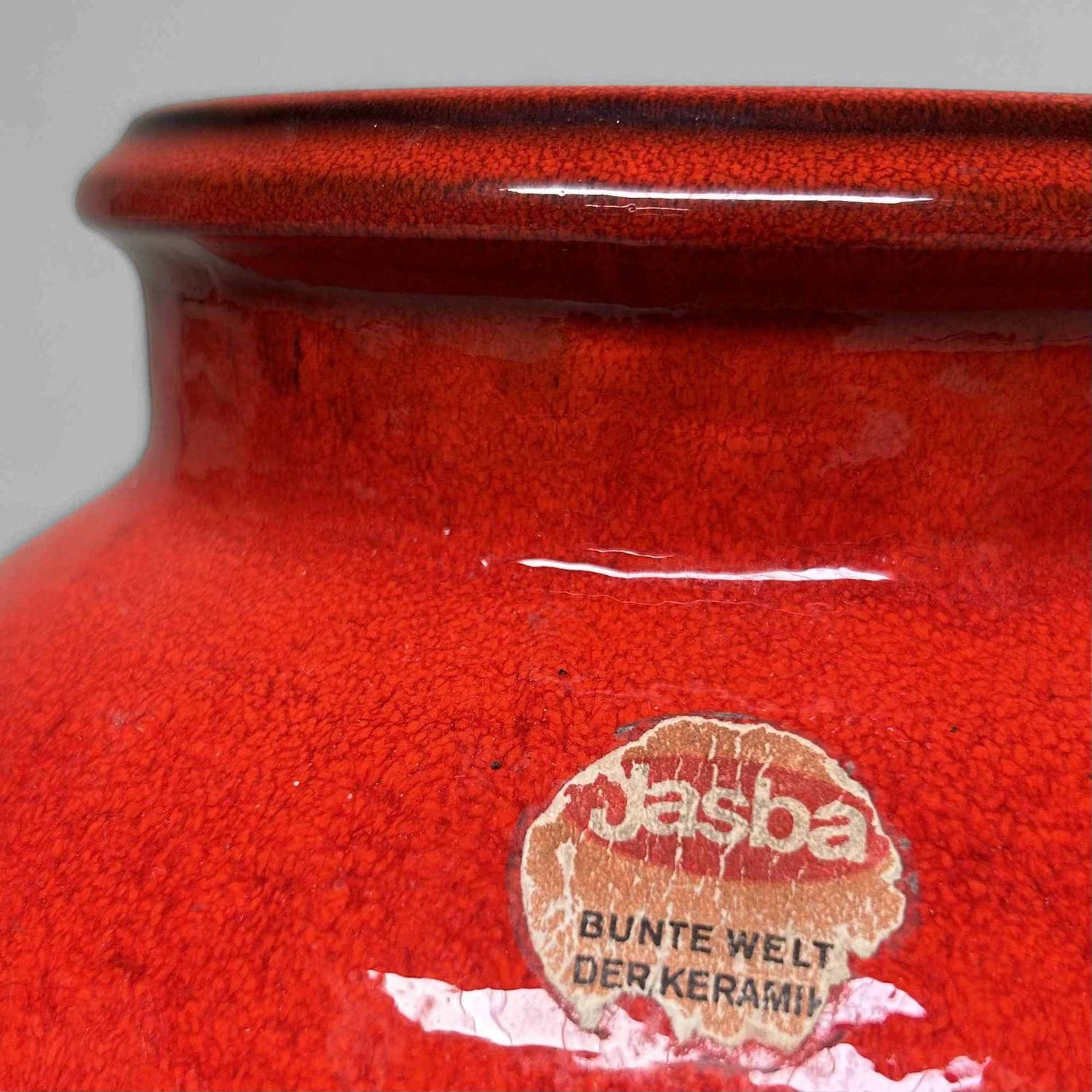 Vintage Ceramic West Germany Vase, Jasba, Germany.