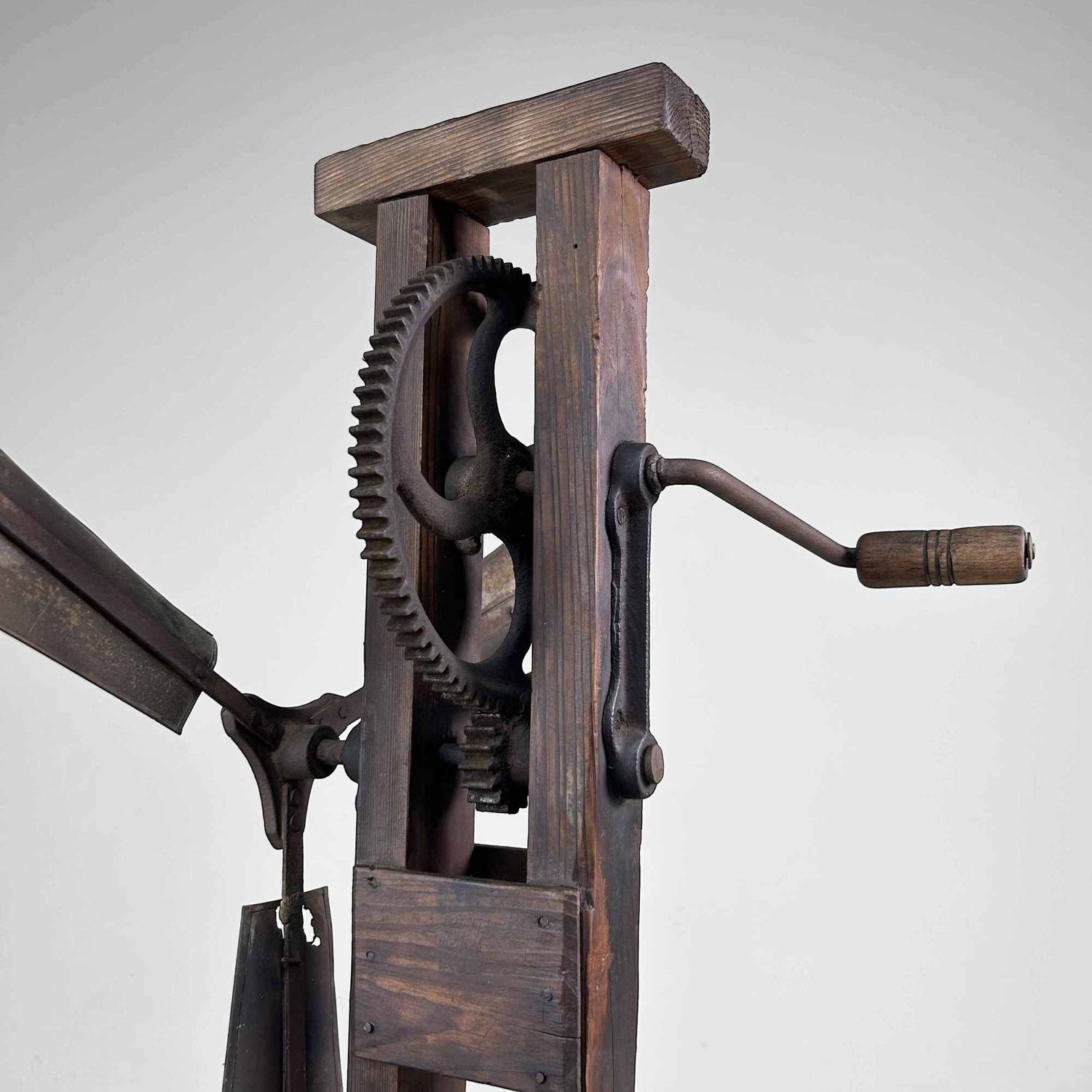 Antique Japanese Rice Windmill, Meiji Period.