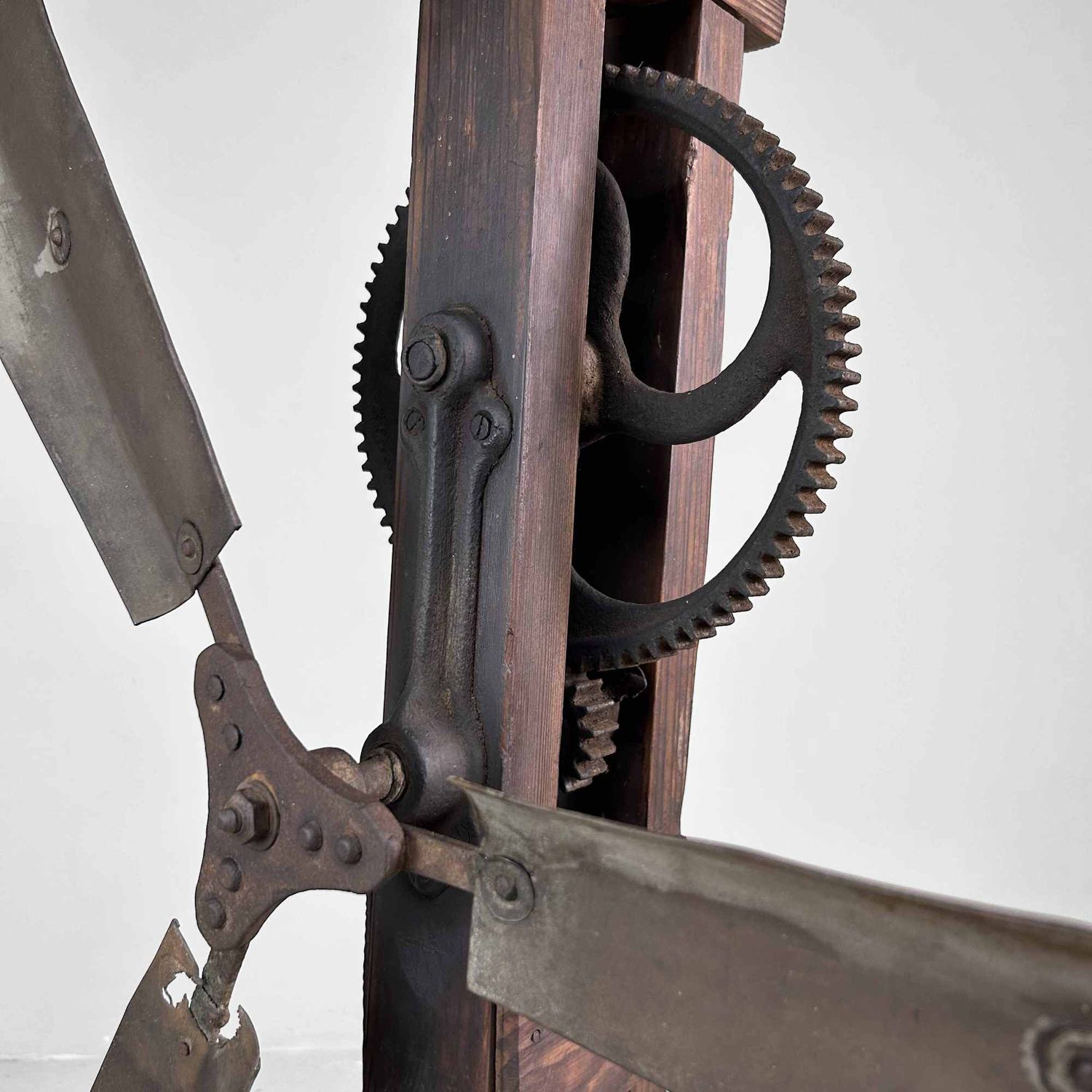 Antique Japanese Rice Windmill, Meiji Period.