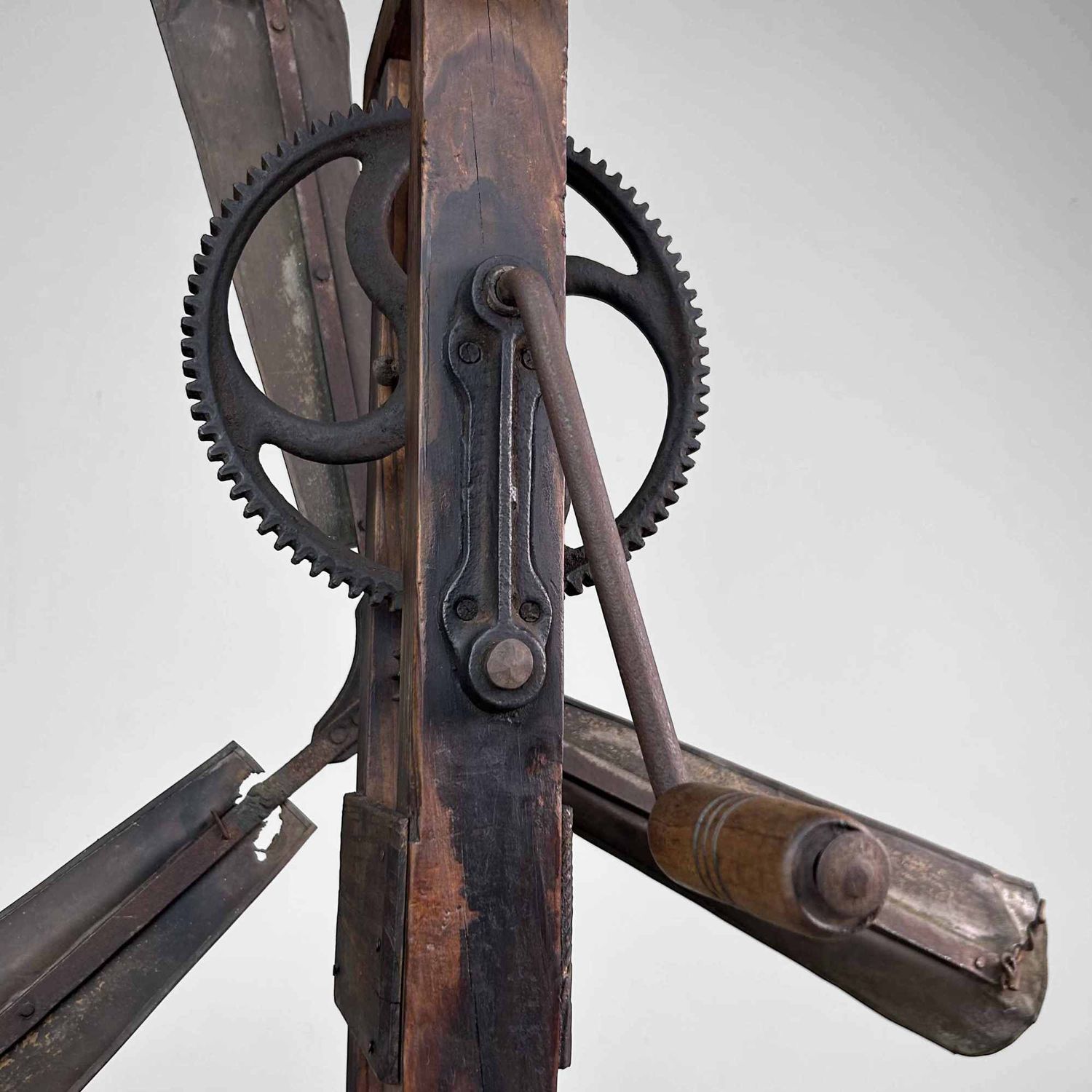 Antique Japanese Rice Windmill, Meiji Period.
