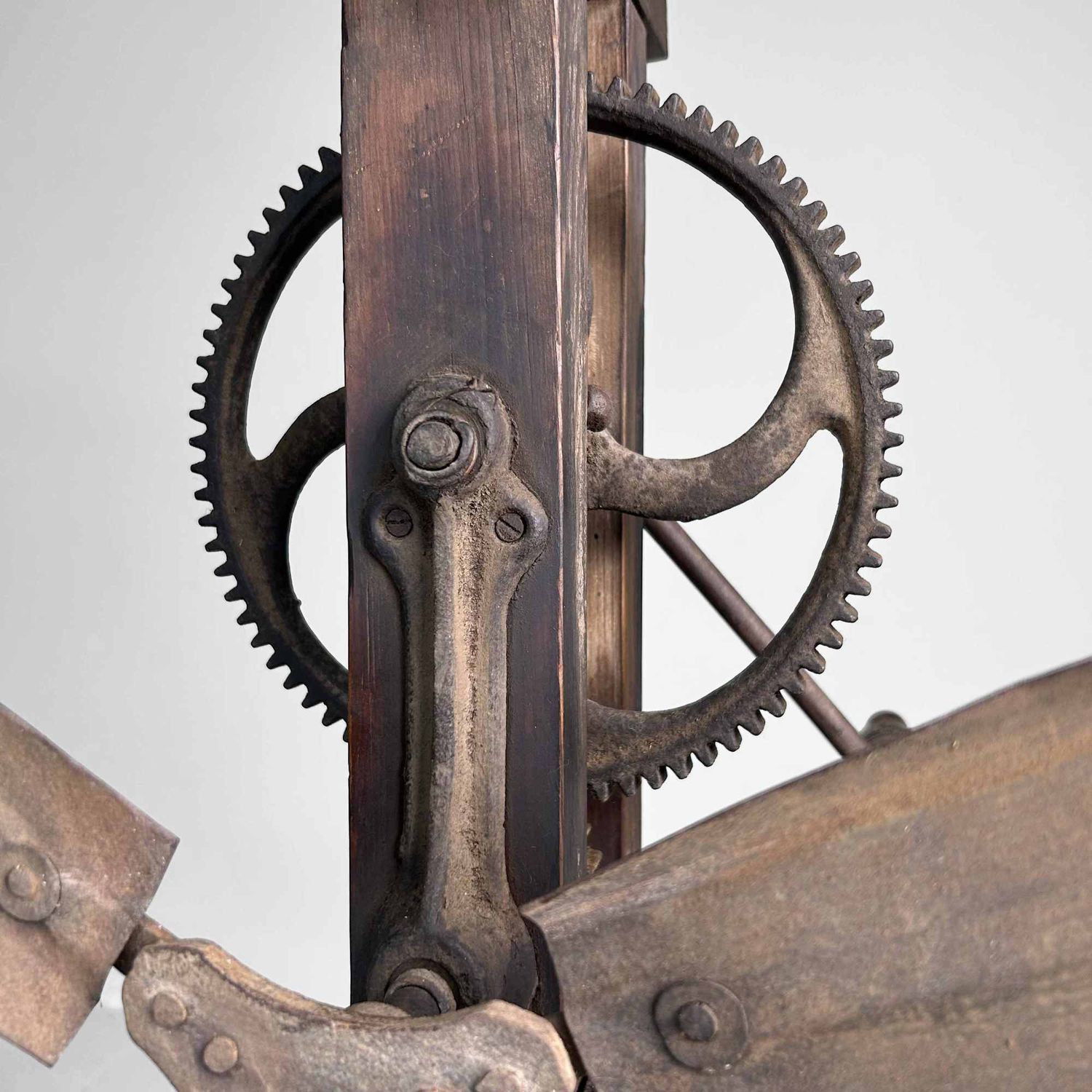 Antique Japanese Rice Windmill, Meiji Period.