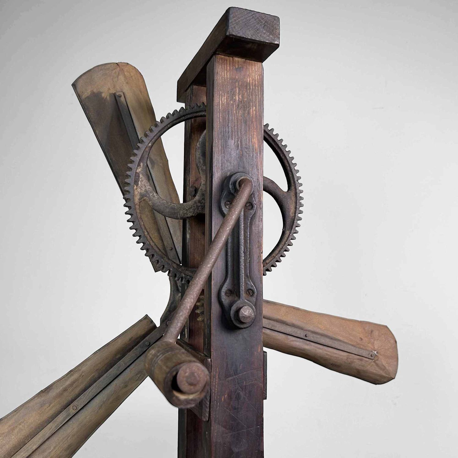 Antique Japanese Rice Windmill, Meiji Period.