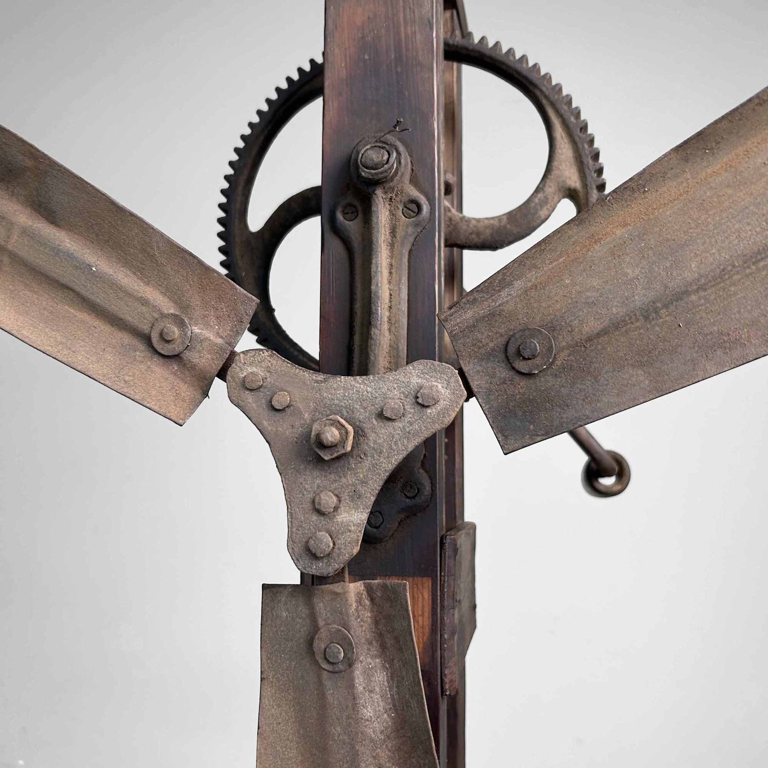 Antique Japanese Rice Windmill, Meiji Period.