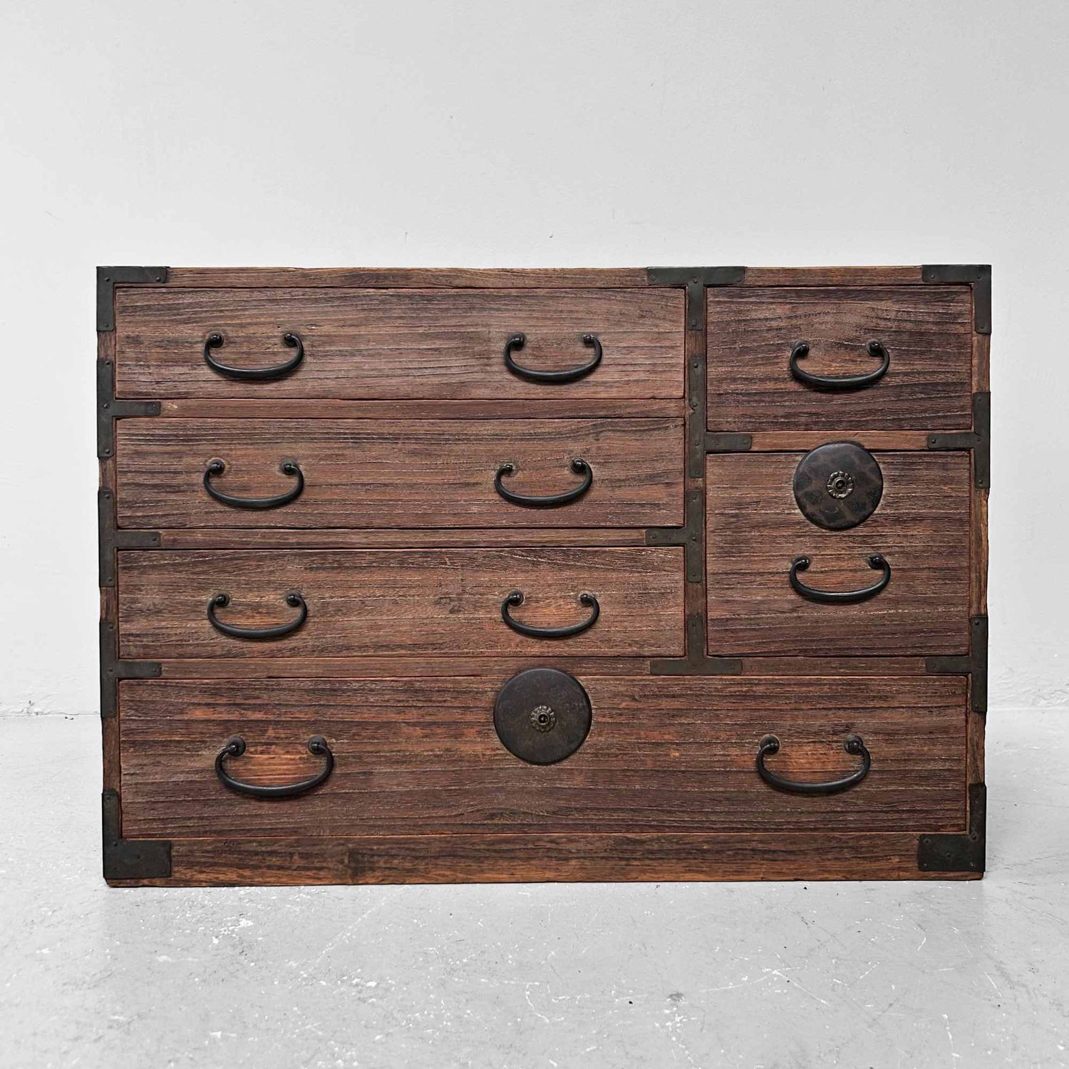 Traditionele Japanse Tansu, Opbergmeubel, Meiji-periode.