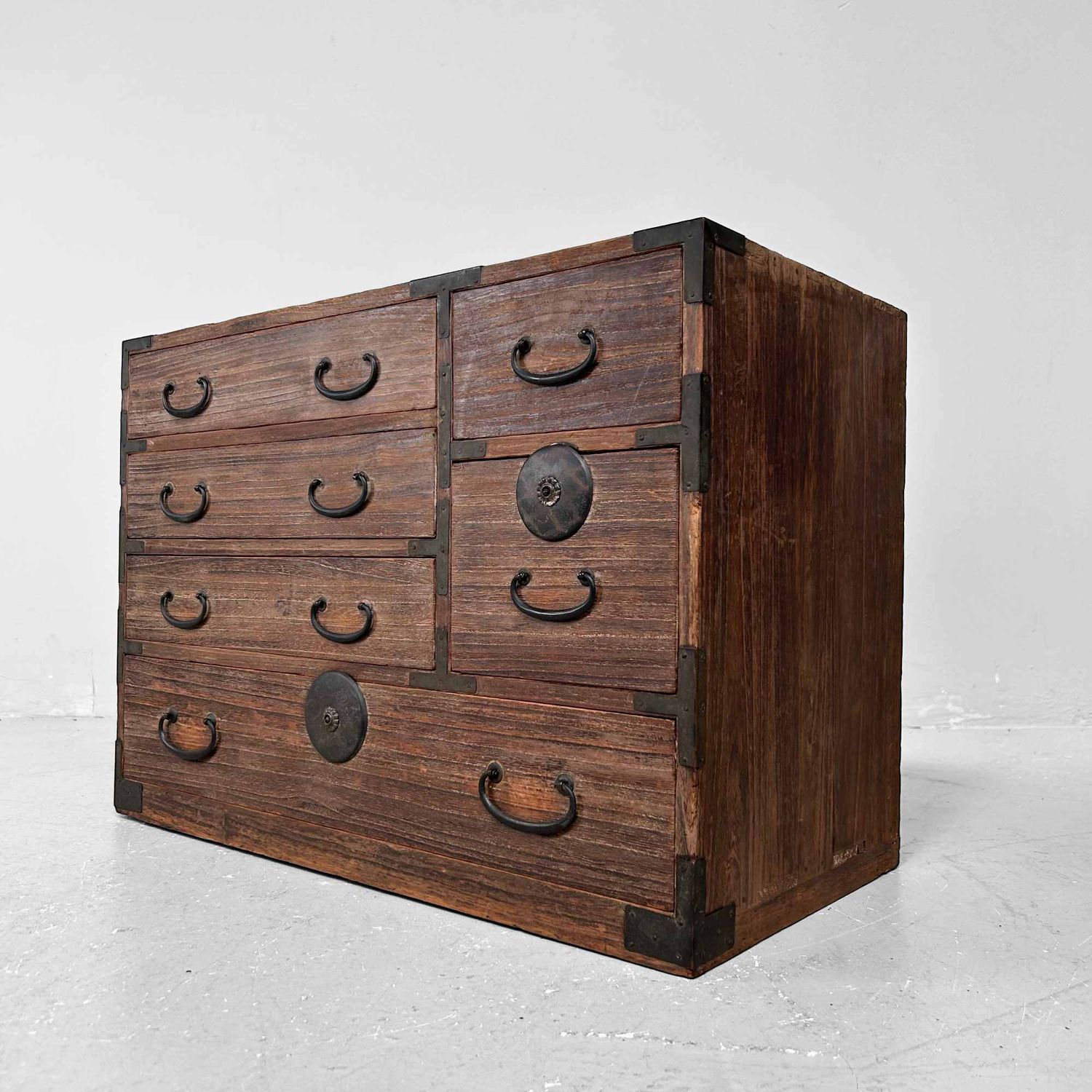 Traditionele Japanse Tansu, Opbergmeubel, Meiji-periode.