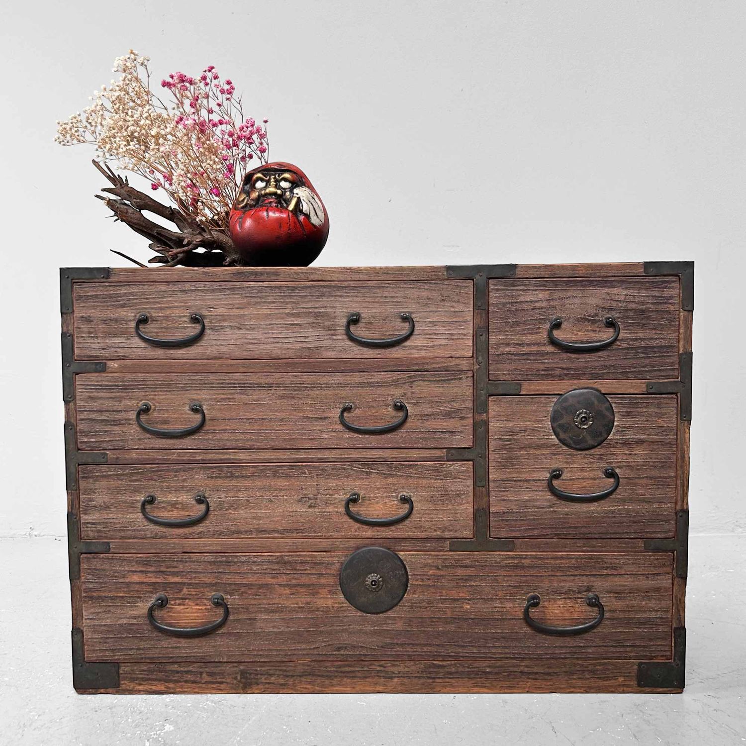 Traditionele Japanse Tansu, Opbergmeubel, Meiji-periode.