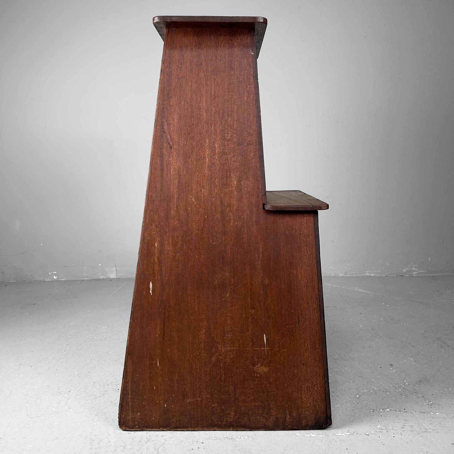Minimalist Fumidai, Wooden Step, Taishō period, Japan.