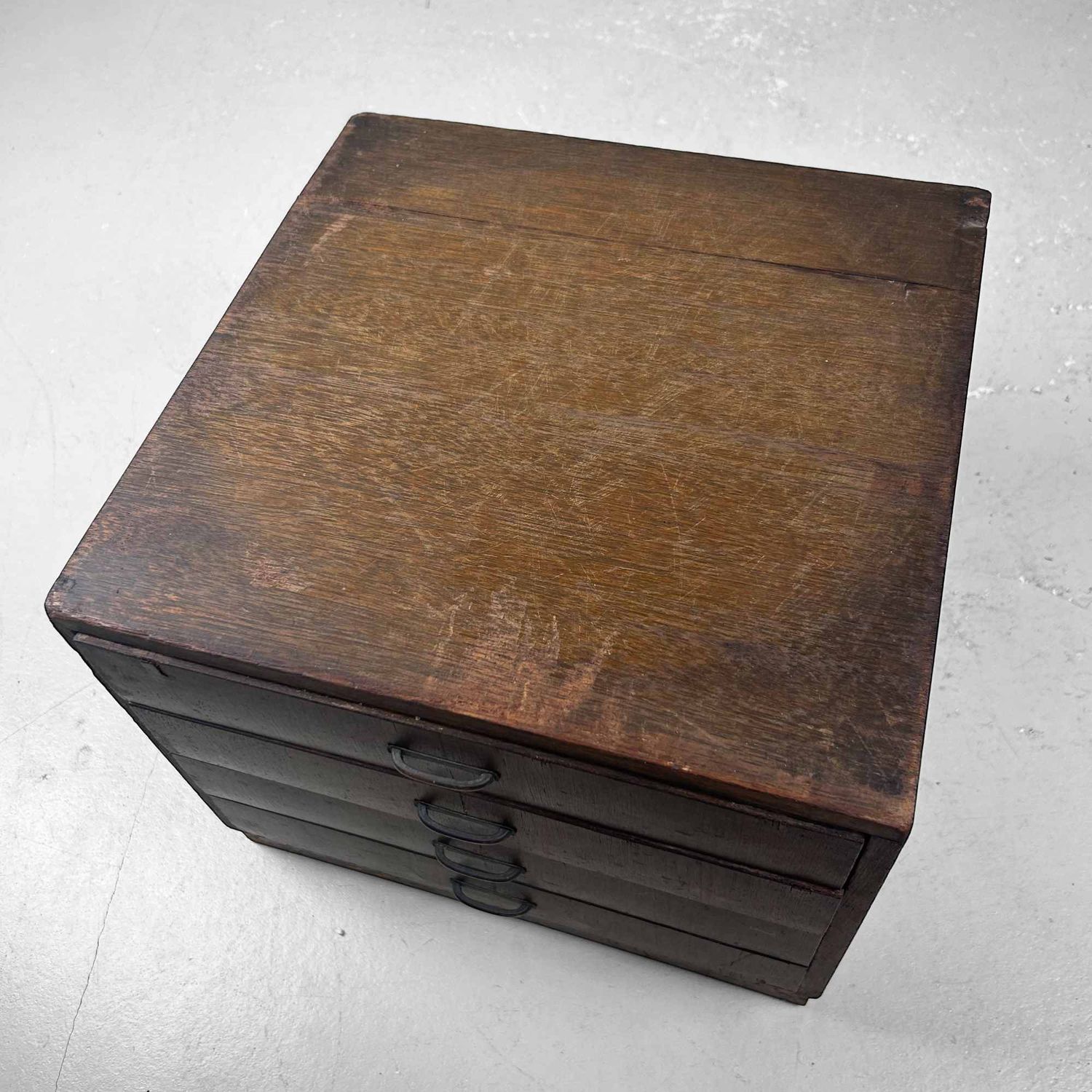 Houten Archief Ladekastje, jaren '30, Japan.