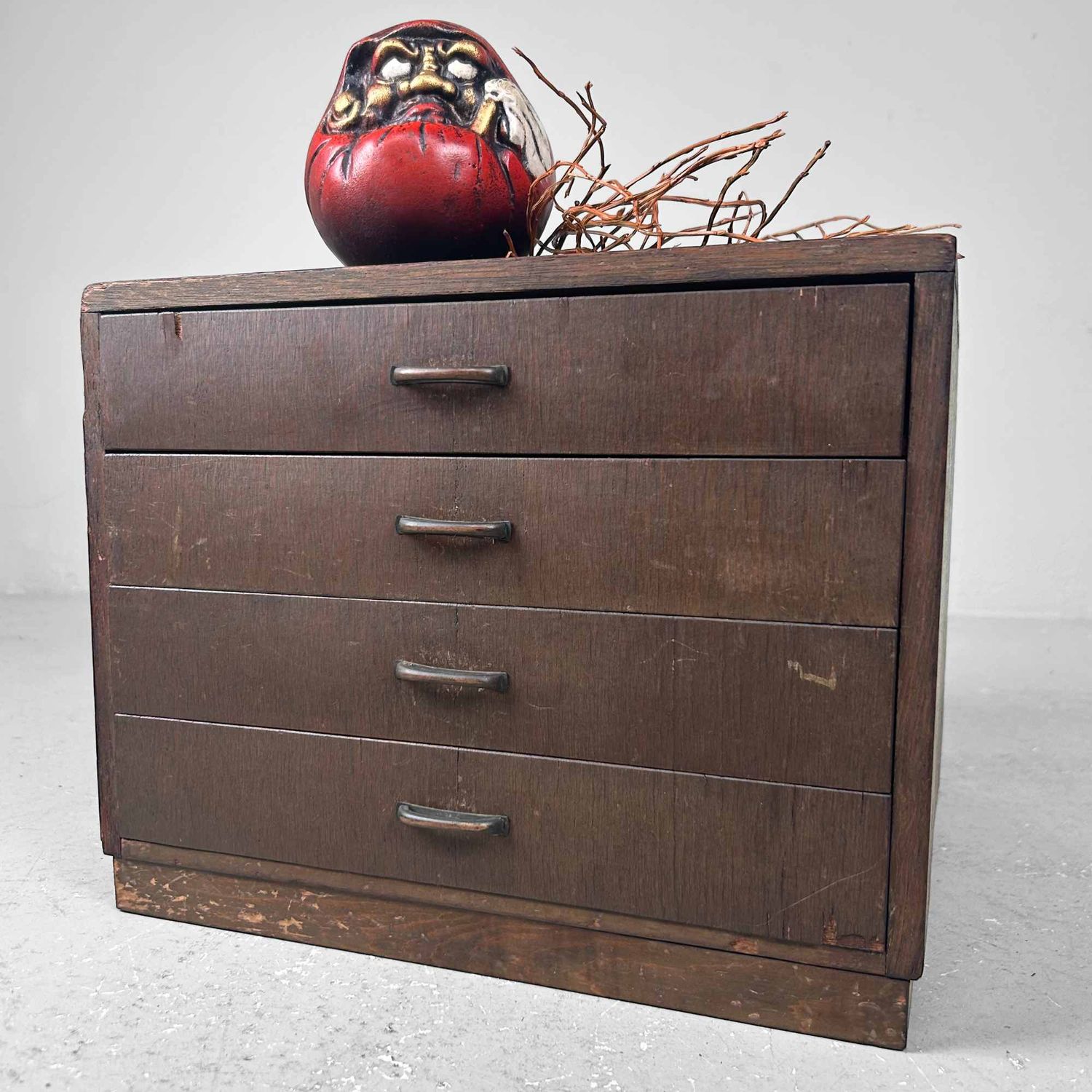 Houten Archief Ladekastje, jaren '30, Japan.