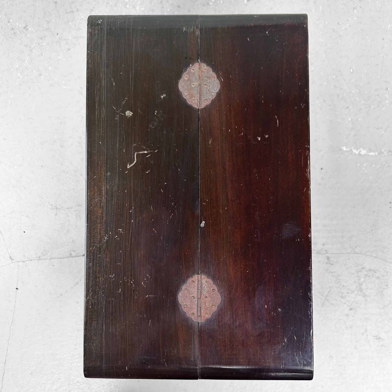 Japanese Antique Sewing Box, Haribako, Taishō Period, Japan.