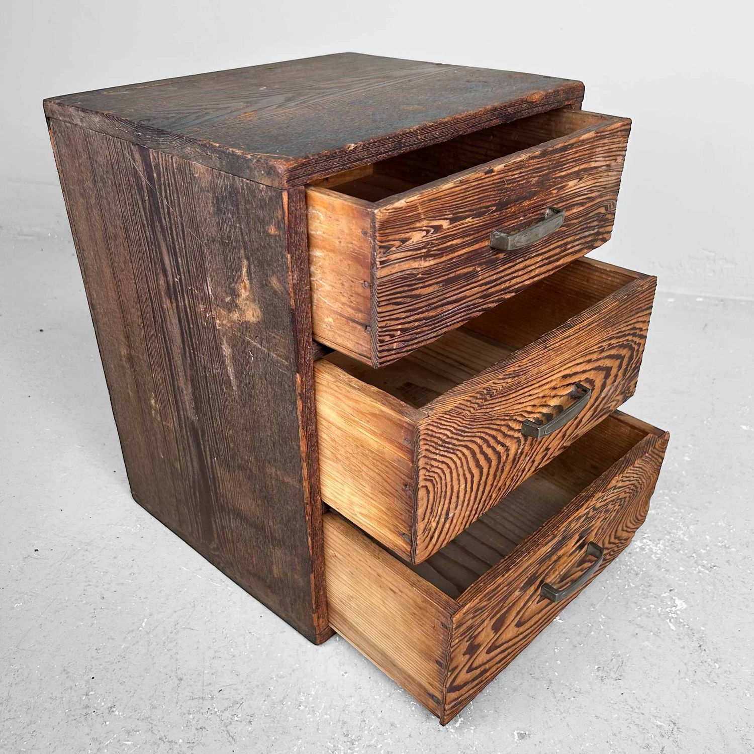 Antiek Japans Houten Ladekastje, Meiji-periode.