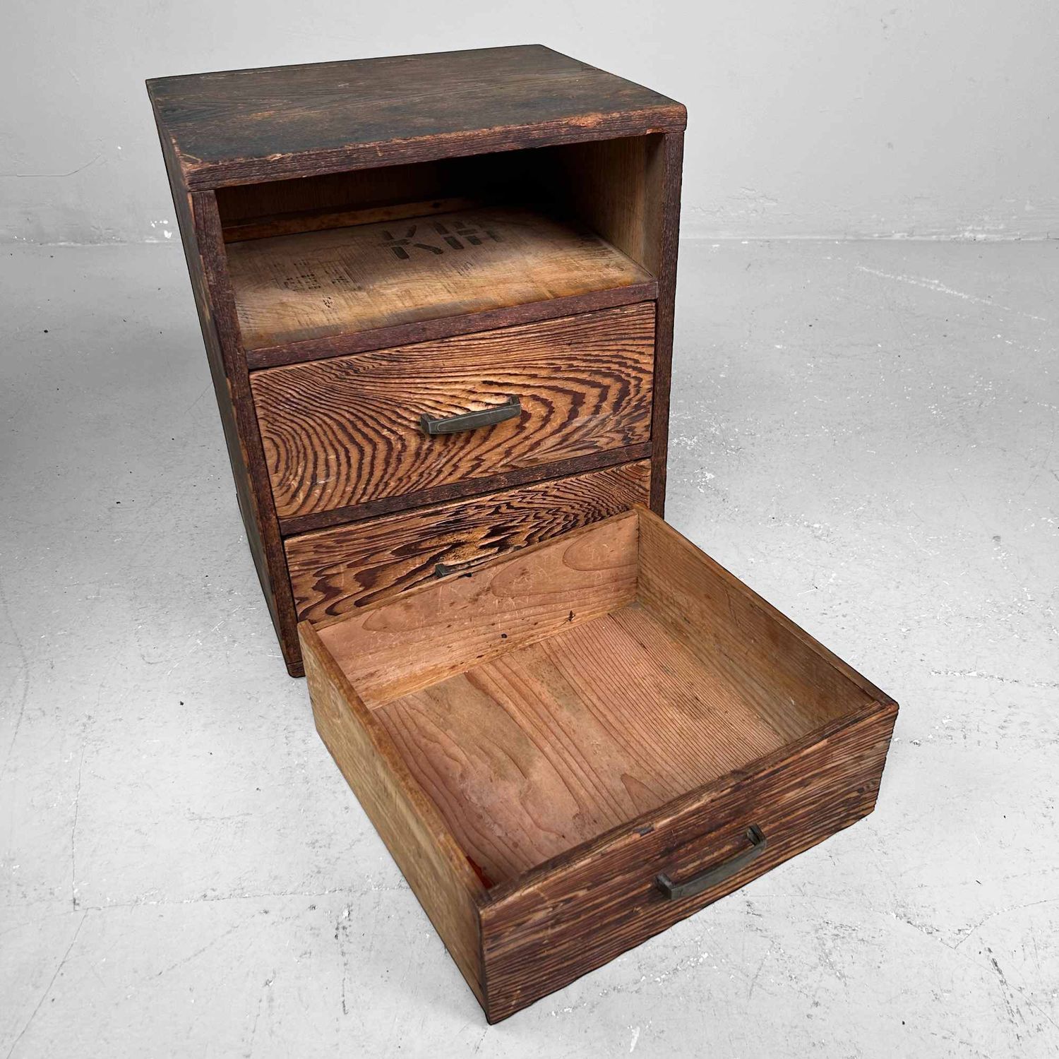 Antiek Japans Houten Ladekastje, Meiji-periode.