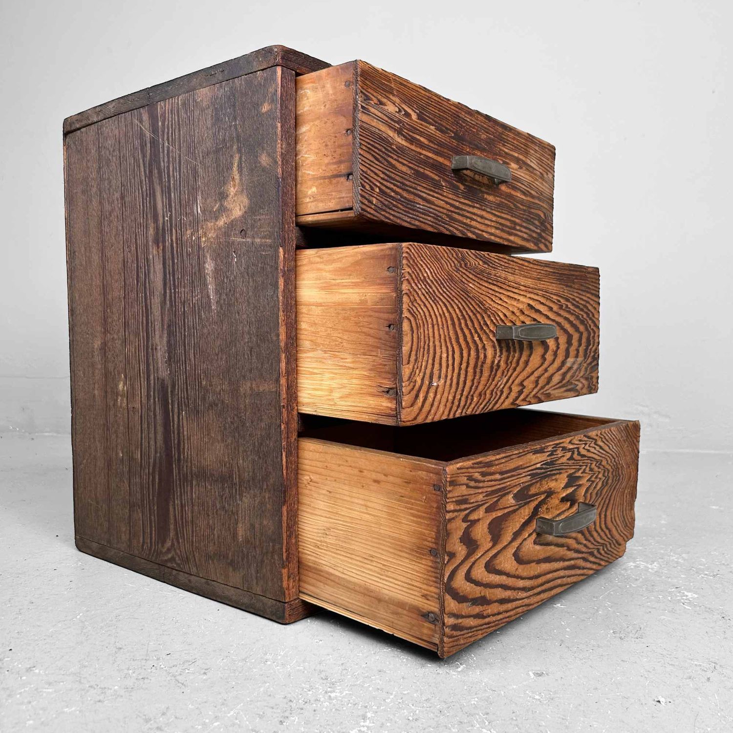 Antiek Japans Houten Ladekastje, Meiji-periode.