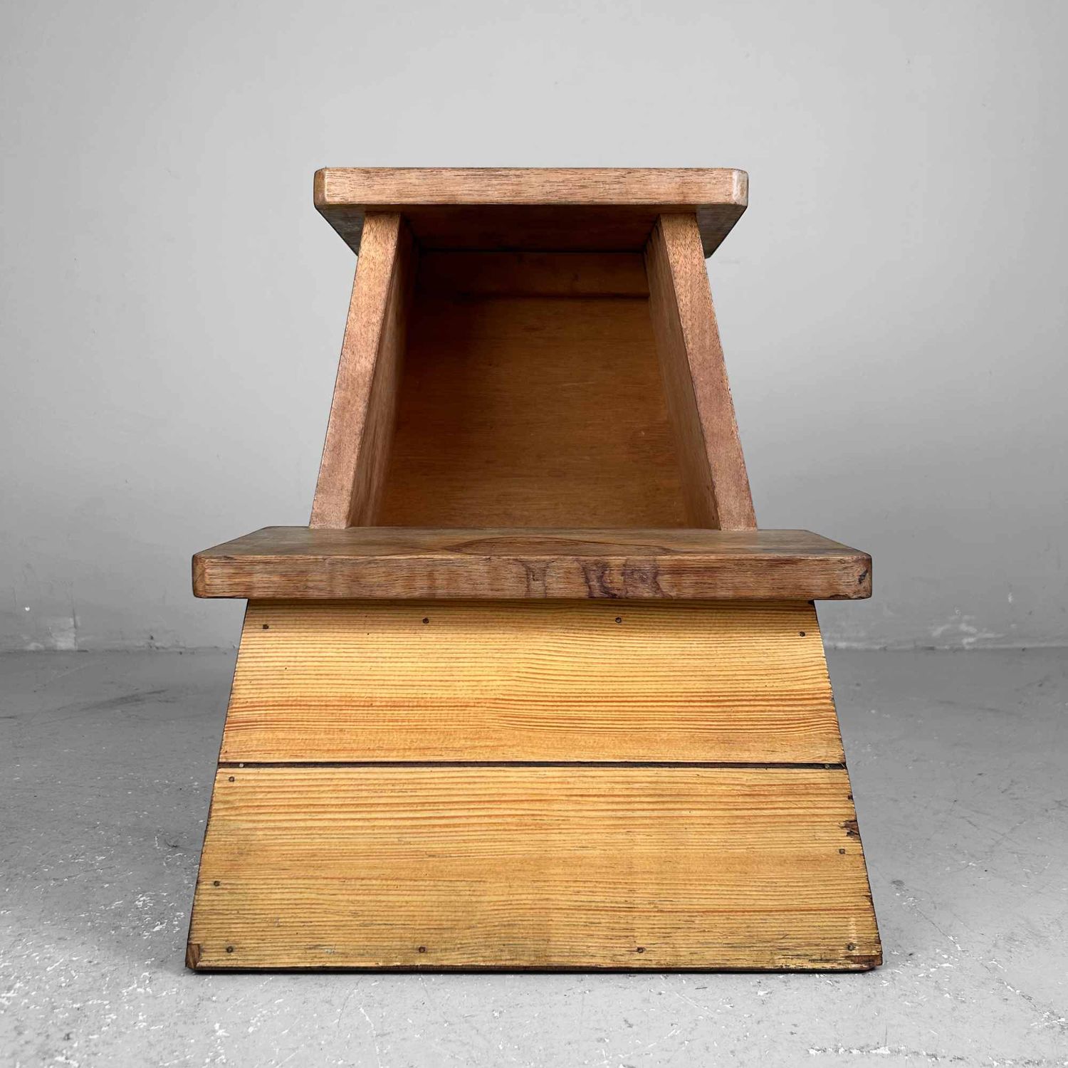 Fumidai 踏み台 Wooden Step, Shōwa Period, Japan.
