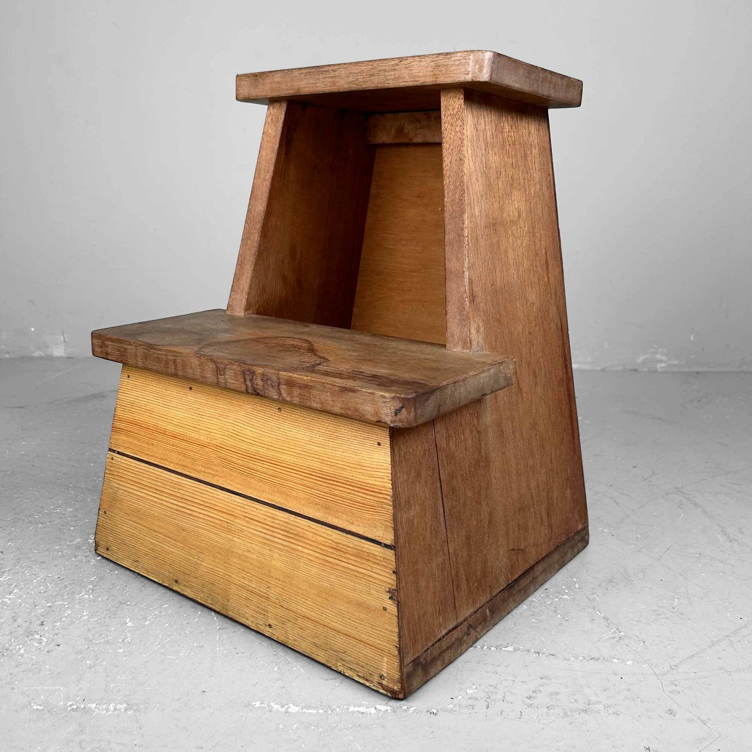 Fumidai 踏み台 Wooden Step, Shōwa Period, Japan.