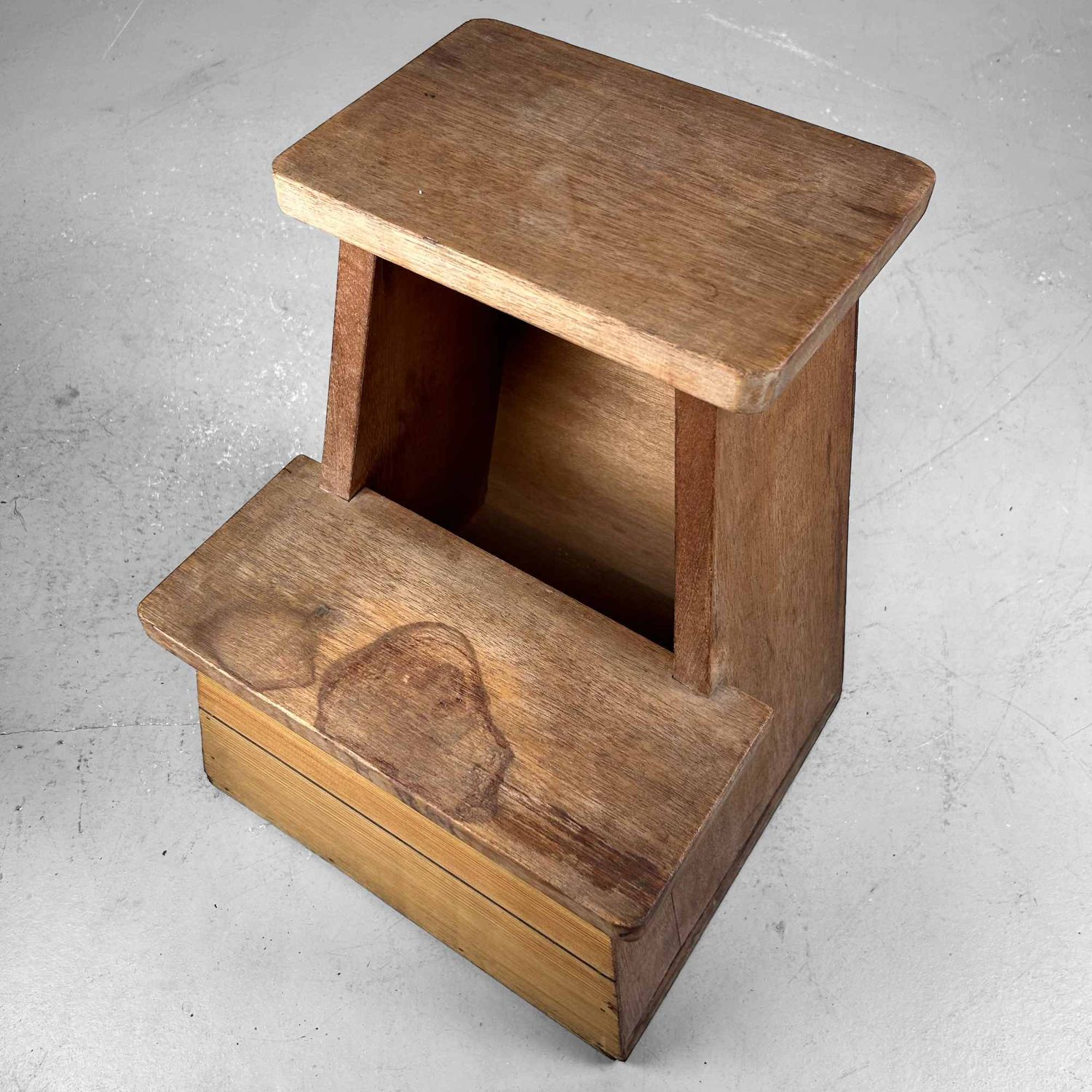 Fumidai 踏み台 Wooden Step, Shōwa Period, Japan.