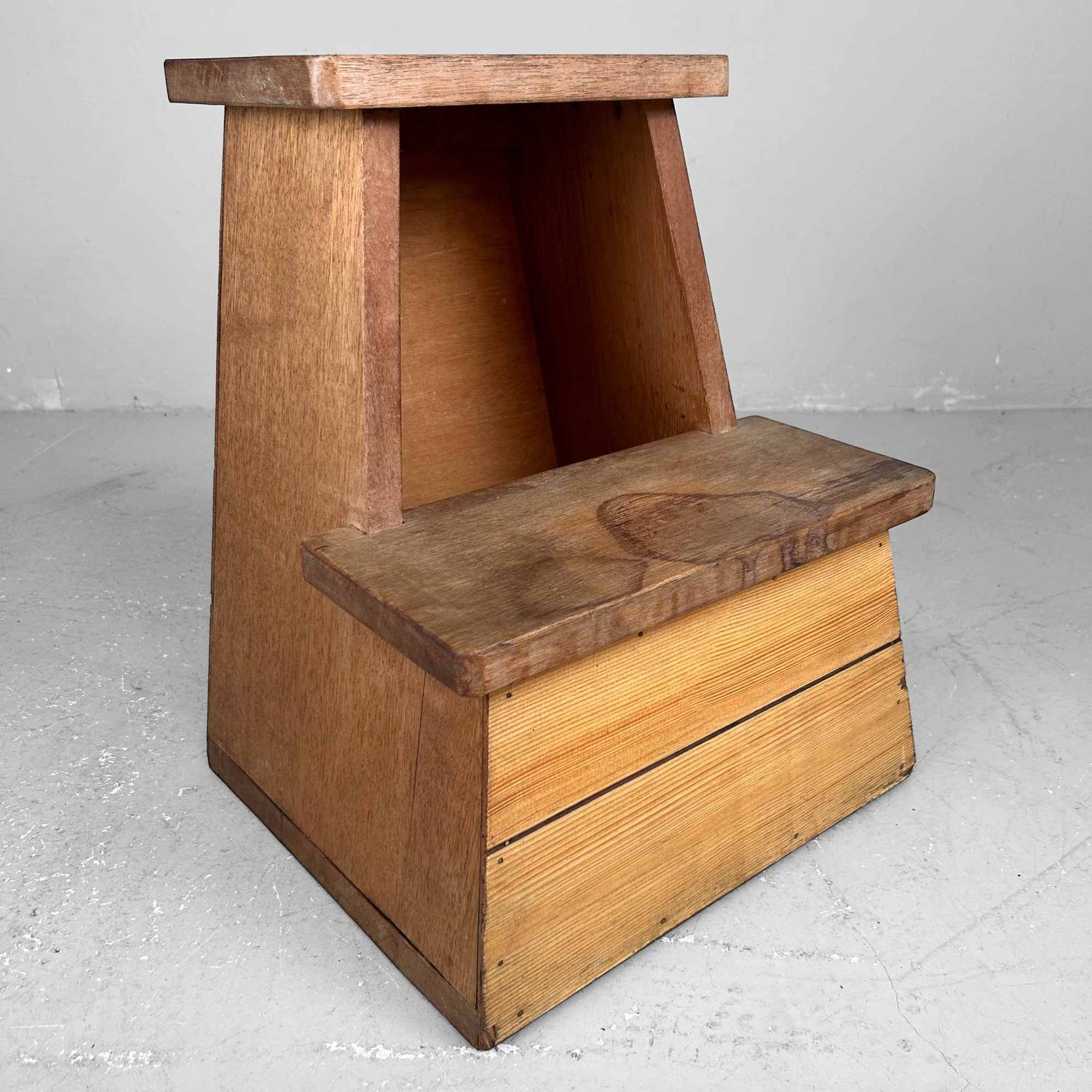 Fumidai 踏み台 Wooden Step, Shōwa Period, Japan.