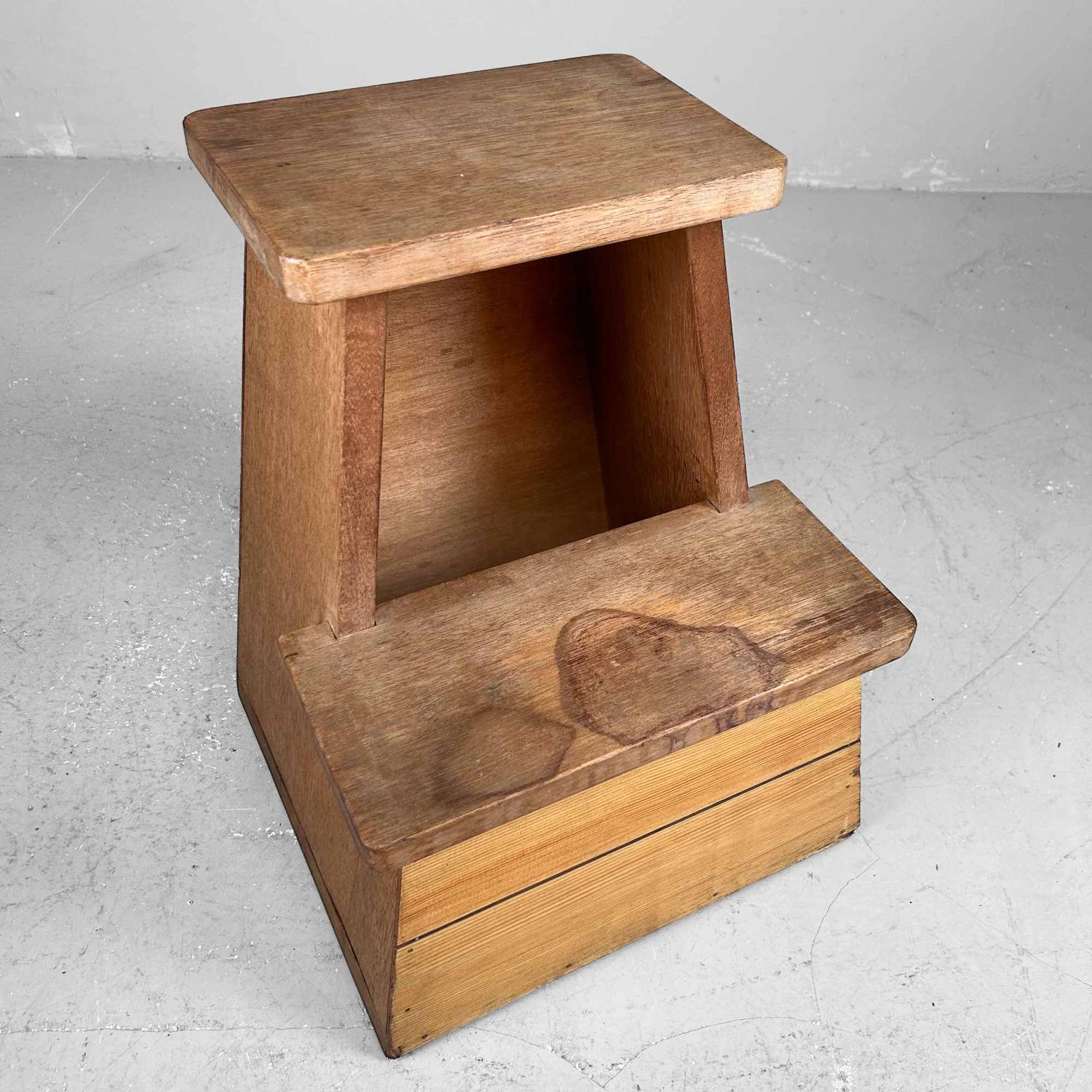 Fumidai 踏み台 Wooden Step, Shōwa Period, Japan.