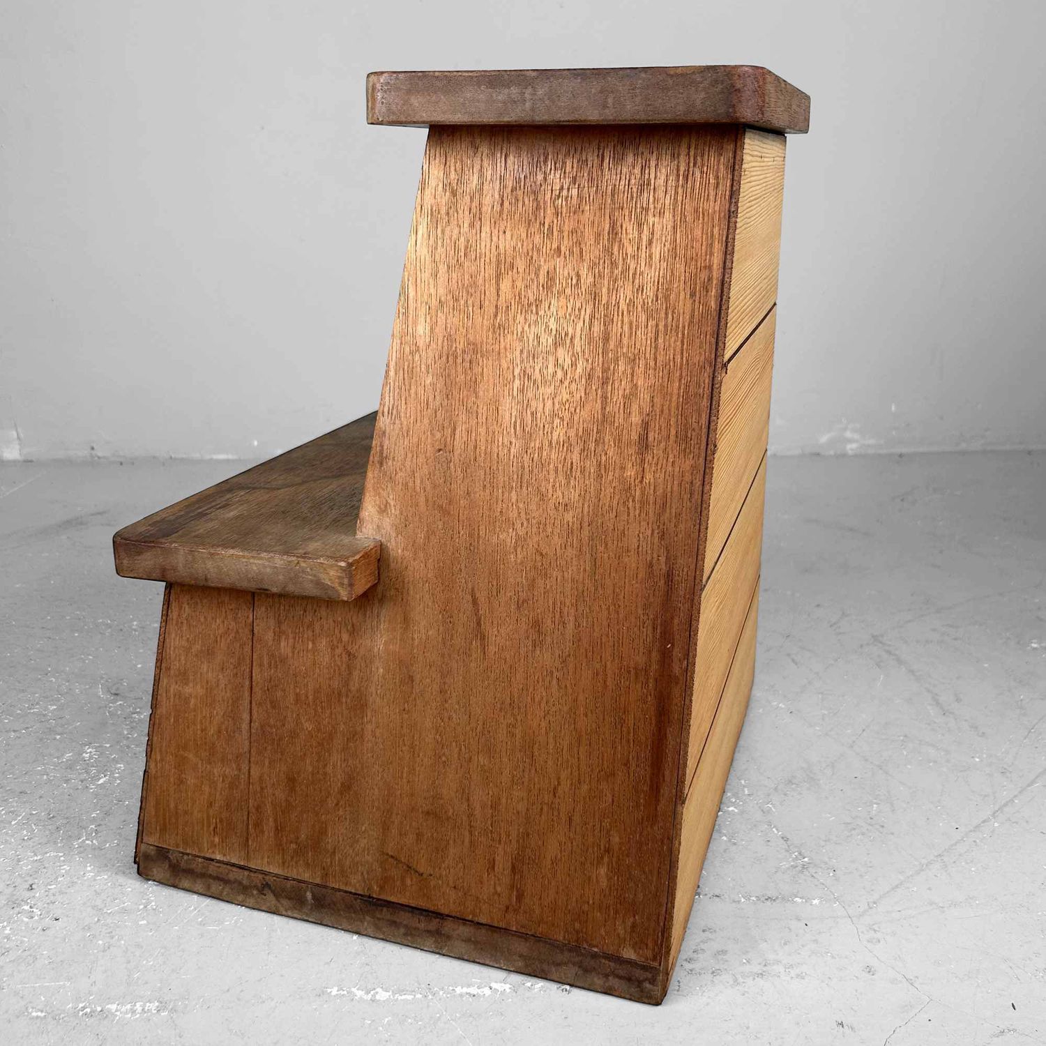 Fumidai 踏み台 Wooden Step, Shōwa Period, Japan.