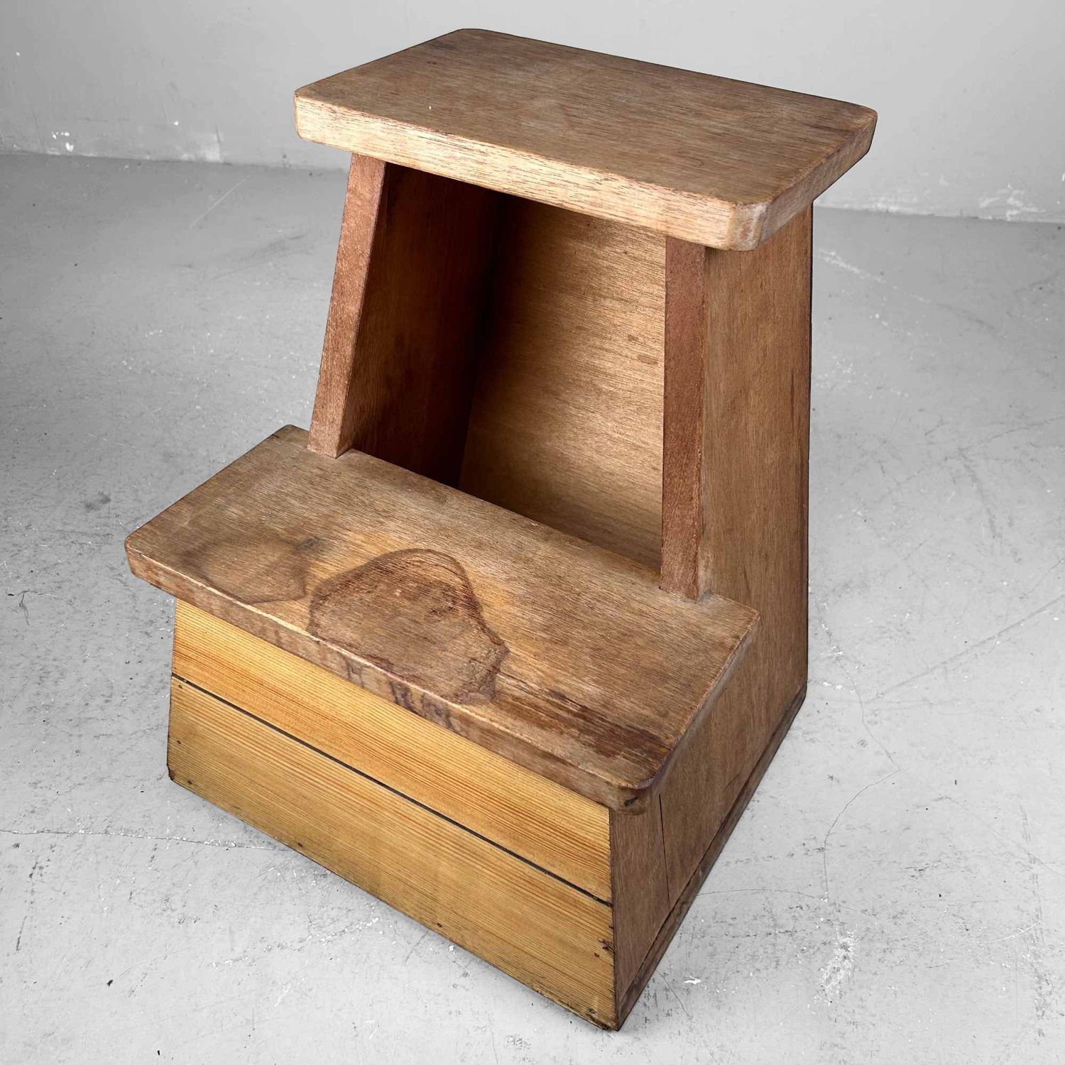 Fumidai 踏み台 Wooden Step, Shōwa Period, Japan.