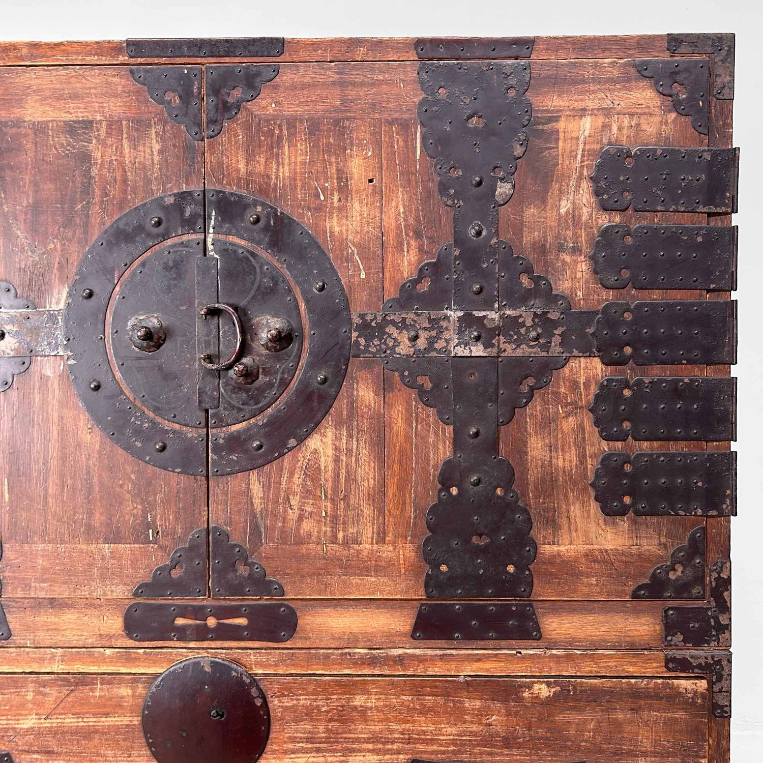 Kannon Biraki Isho Tansu, Traditional Clothing Chest, Meiji Period, Japan.