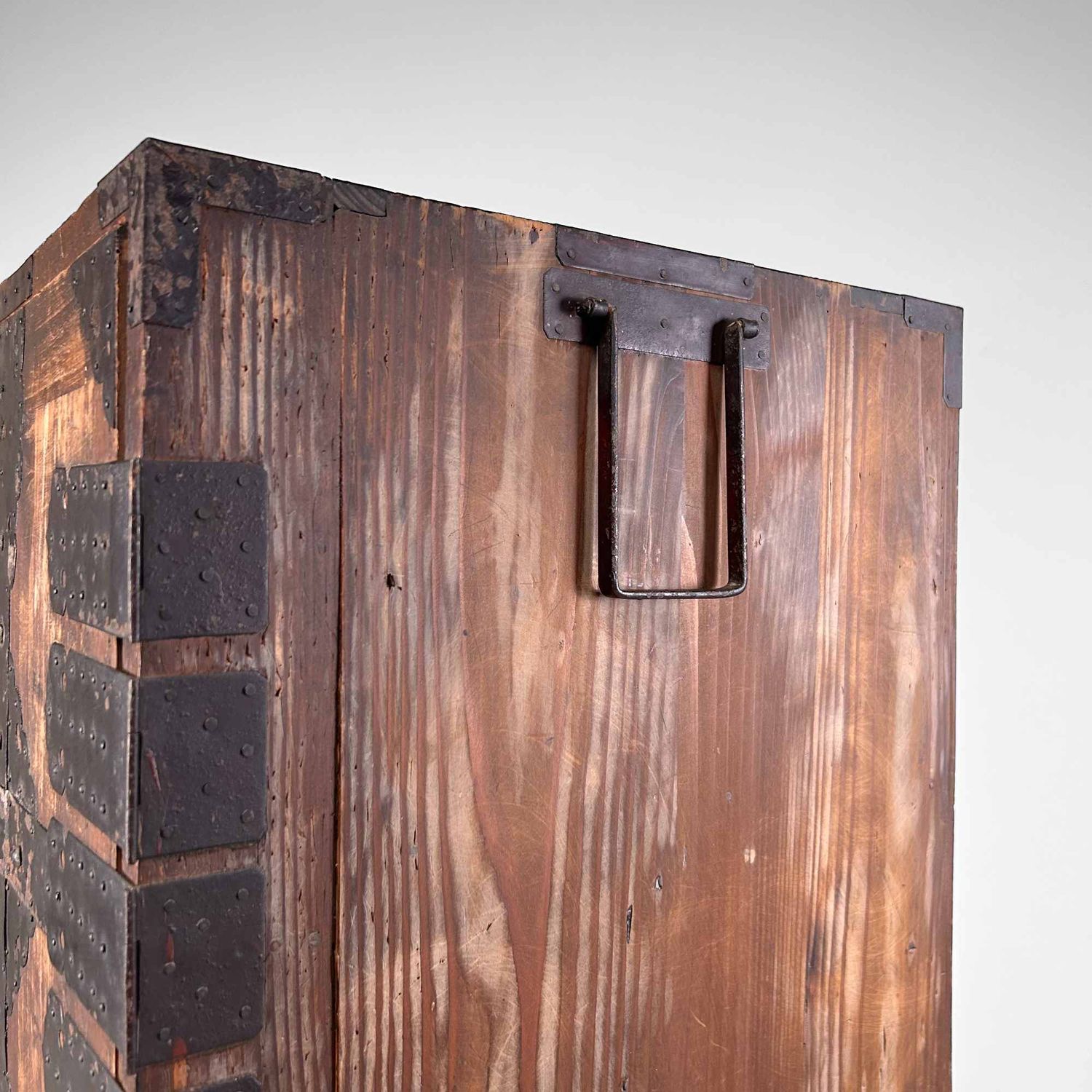 Kannon Biraki Isho Tansu, Traditional Clothing Chest, Meiji Period, Japan.