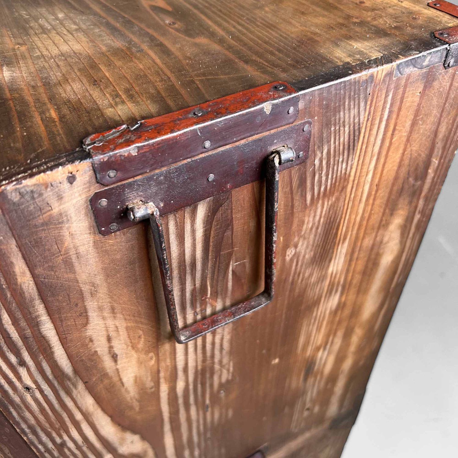 Kannon Biraki Isho Tansu, Traditional Clothing Chest, Meiji Period, Japan.