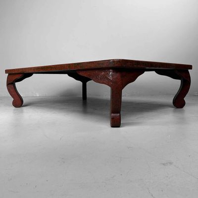 Elegante ​Lage Tafel, Tsugari Lakwerk, Chabudai 茶袱台, Taishō-periode.