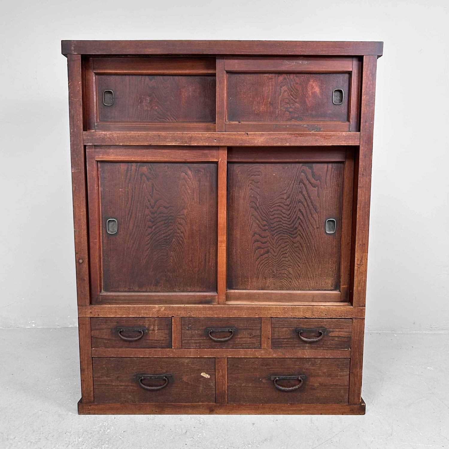 Traditional Japanese Tansu, Storage Chest, Taishō Period.