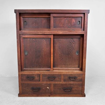 Traditional Japanese Tansu, Storage Chest, Taishō Period.