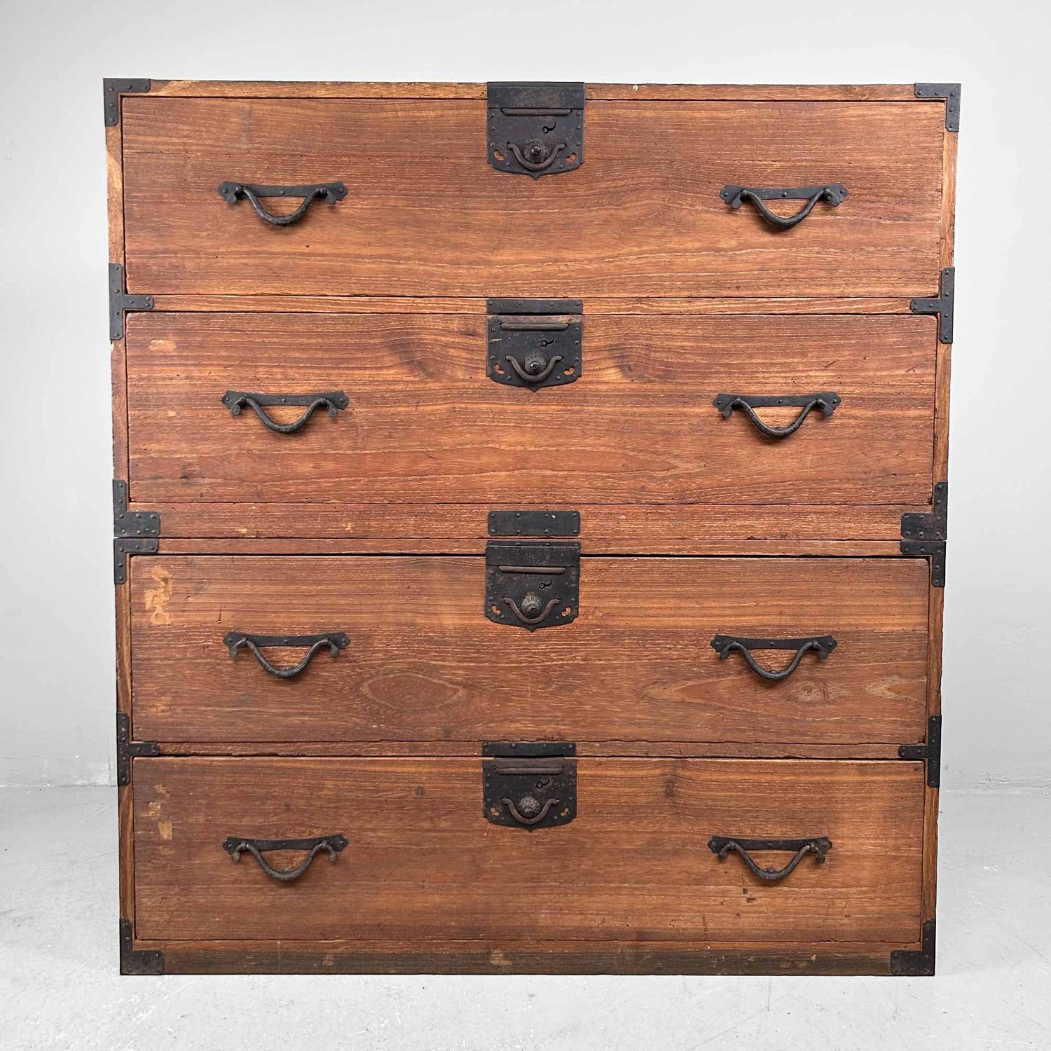 Traditionele Japanse Kimono Tansu Ladekast, Meiji-periode.