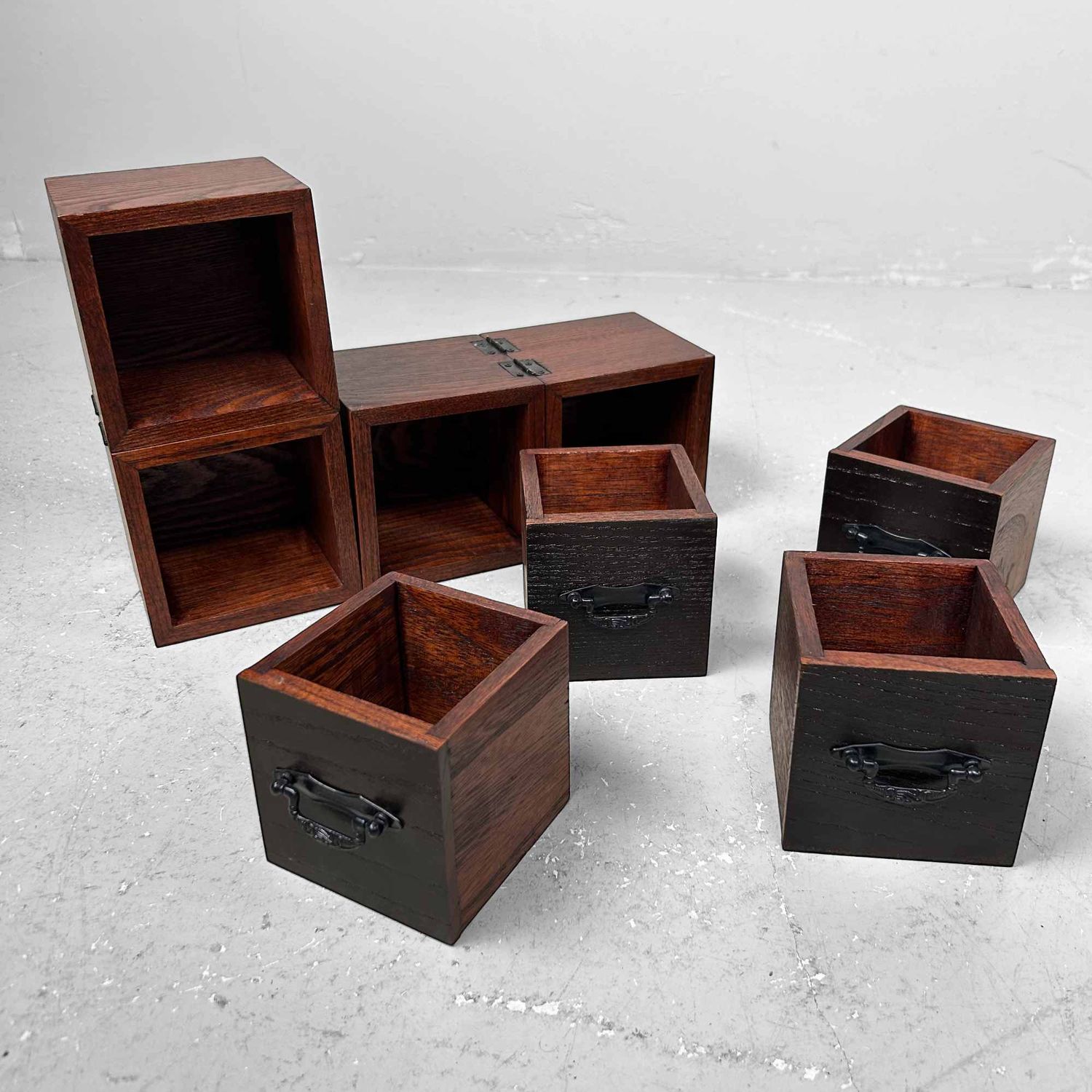 Small Modular Japanese Drawer Cabinet, Shōwa Period.