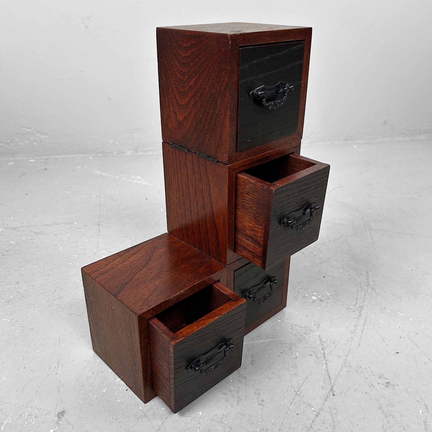 Small Modular Japanese Drawer Cabinet, Shōwa Period.