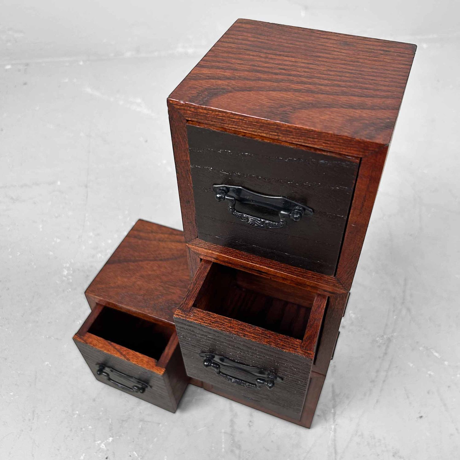 Small Modular Japanese Drawer Cabinet, Shōwa Period.