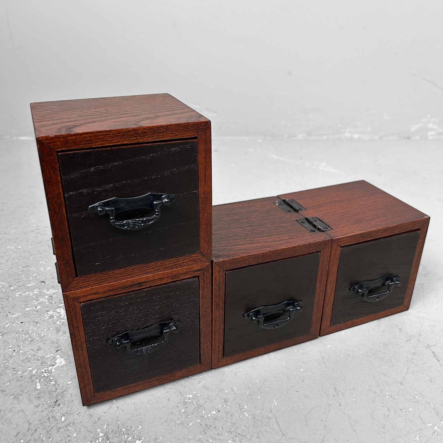 Small Modular Japanese Drawer Cabinet, Shōwa Period.