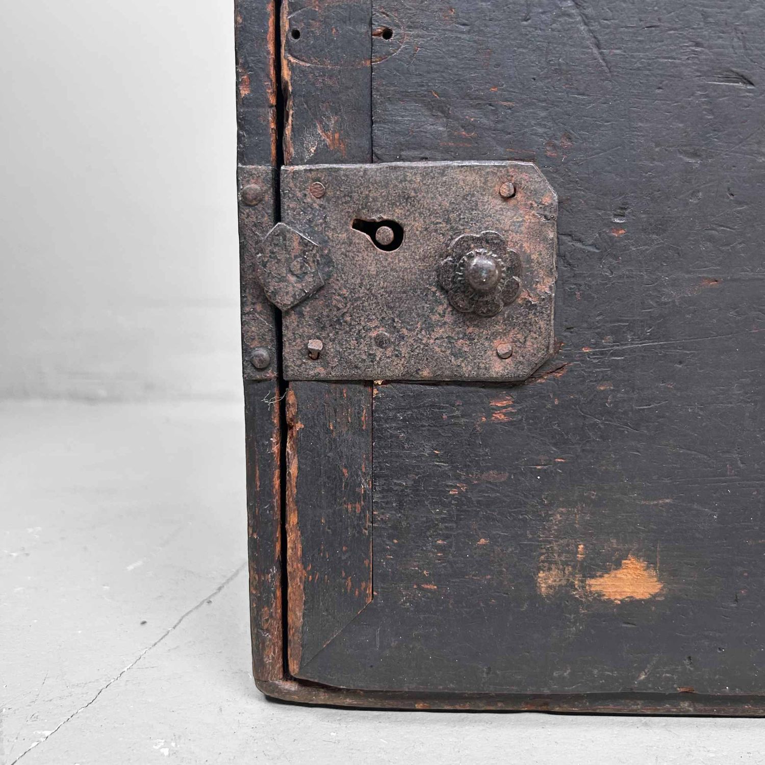 Antique Kake-Suzuri (懸硯), Document Cabinet, Edo Period, Japan.