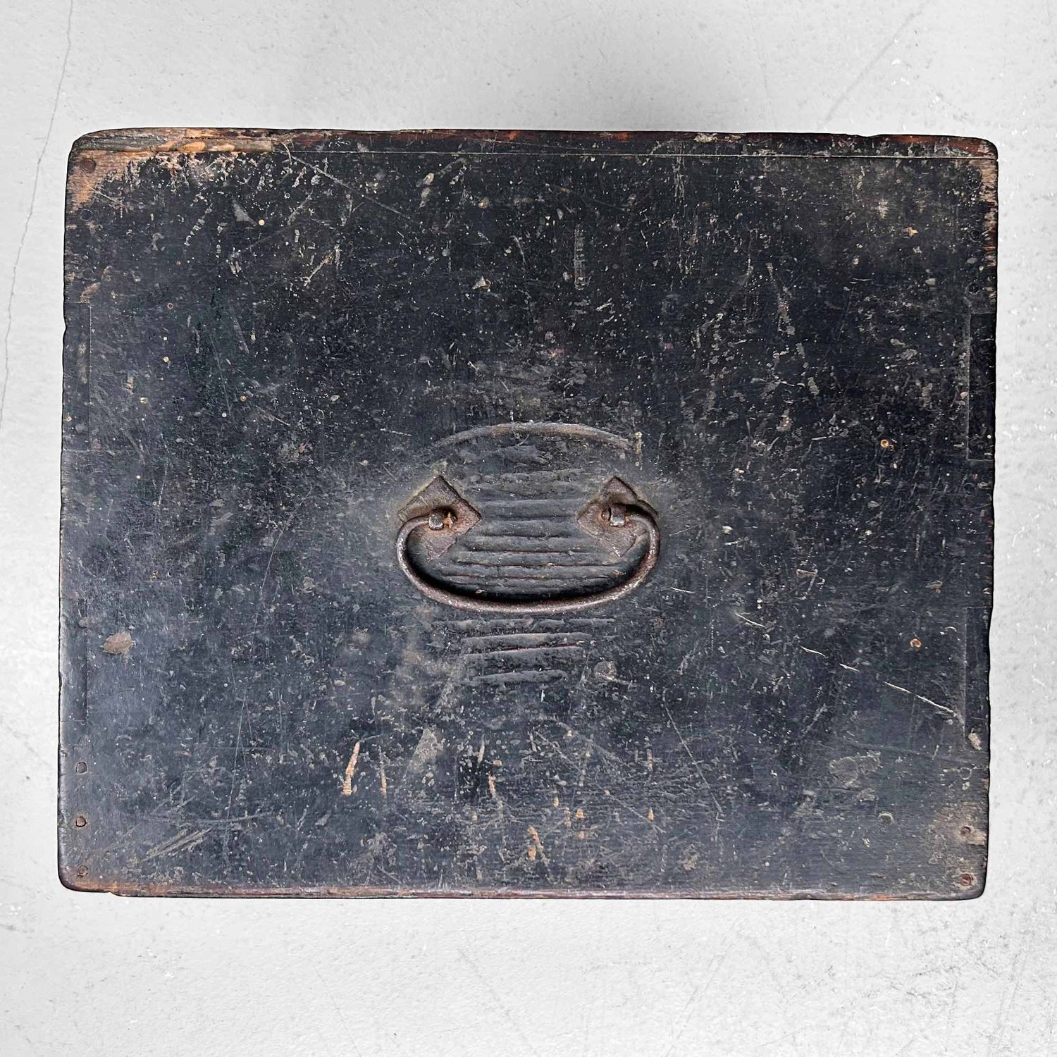 Antique Kake-Suzuri (懸硯), Document Cabinet, Edo Period, Japan.