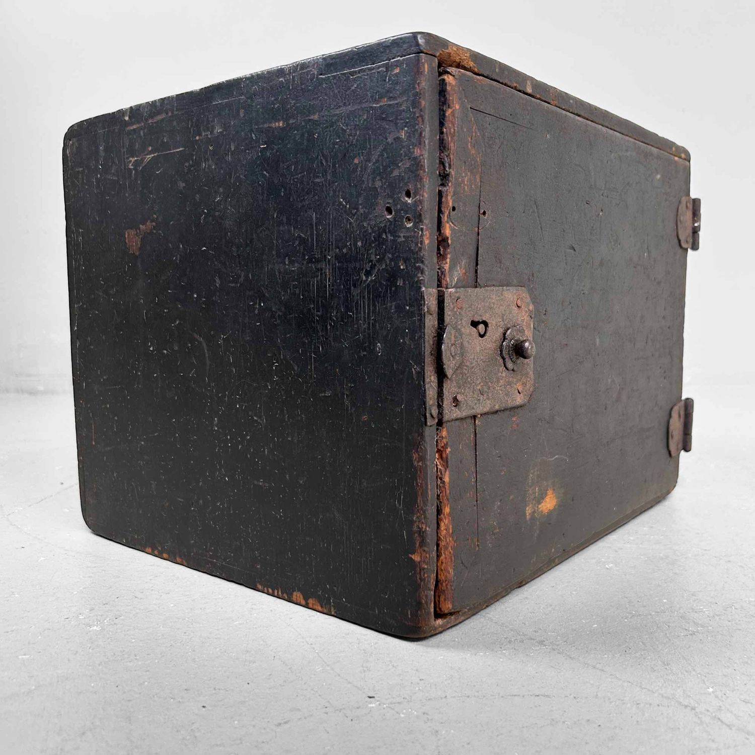 Antique Kake-Suzuri (懸硯), Document Cabinet, Edo Period, Japan.