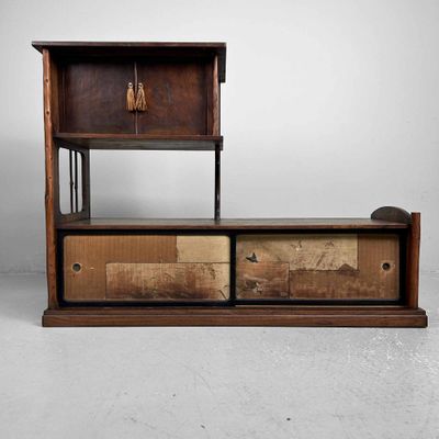 ​Antique Japanese Tansu Cabinet, Late Meiji period.