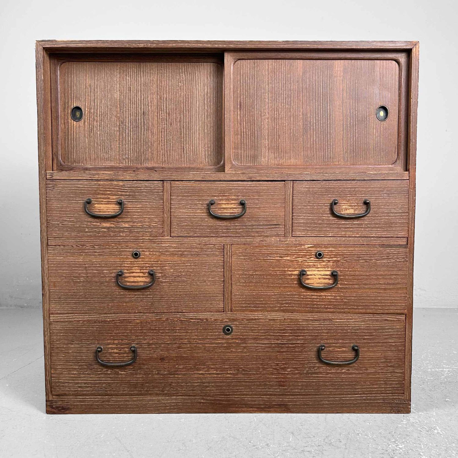 Traditionele Japanse Tansu, Opbergmeubel, Taishō-periode.