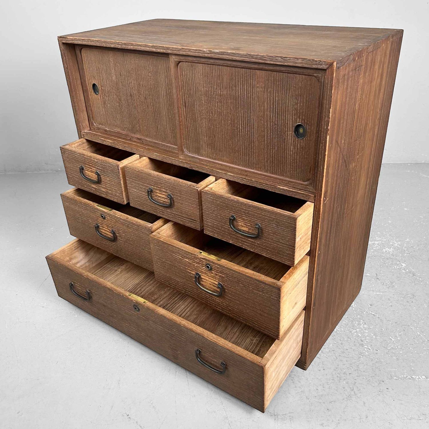 Traditionele Japanse Tansu, Opbergmeubel, Taishō-periode.